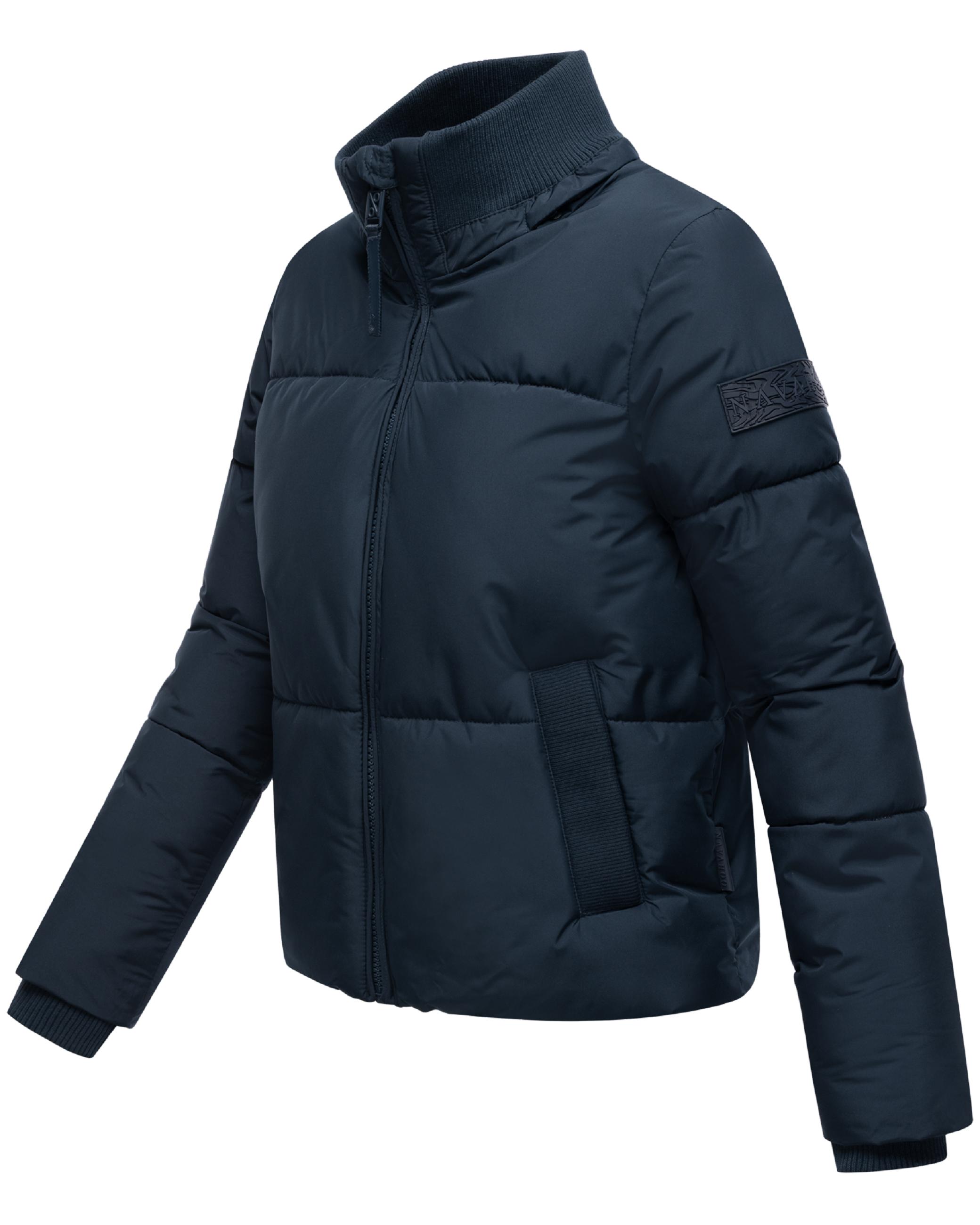 Winter Steppjacke mit hohem Kragen "Traumelfe 14" Navy