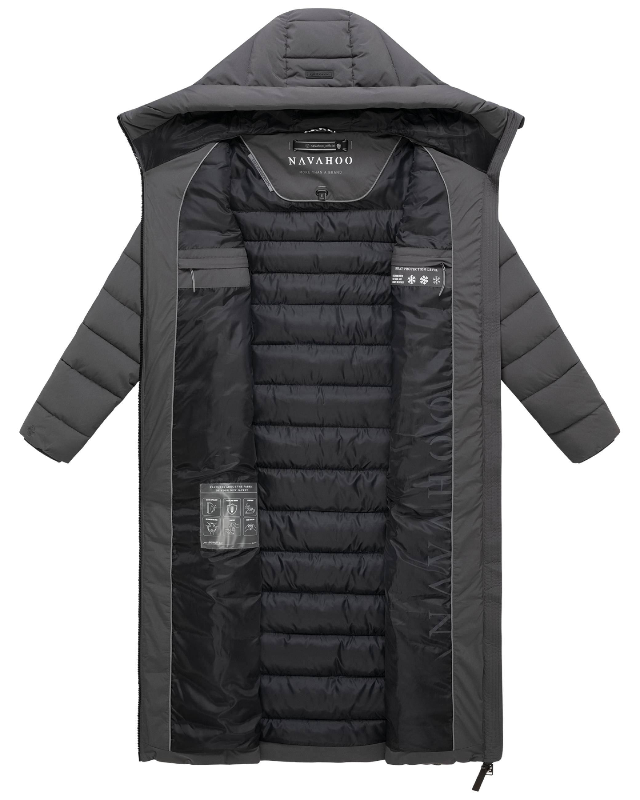 Steppmantel "Vanillawolke 14" Anthracite
