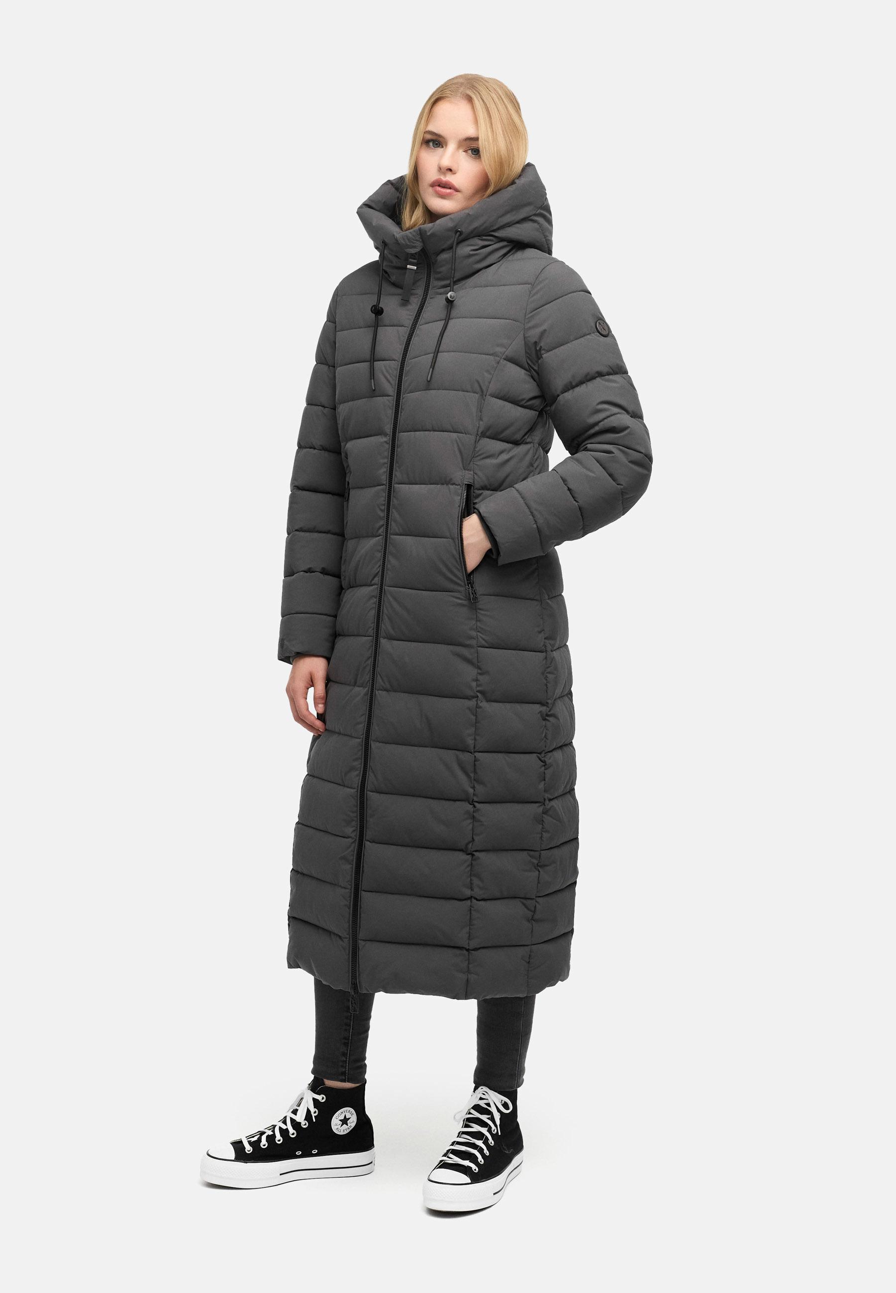Steppmantel "Vanillawolke 14" Anthracite