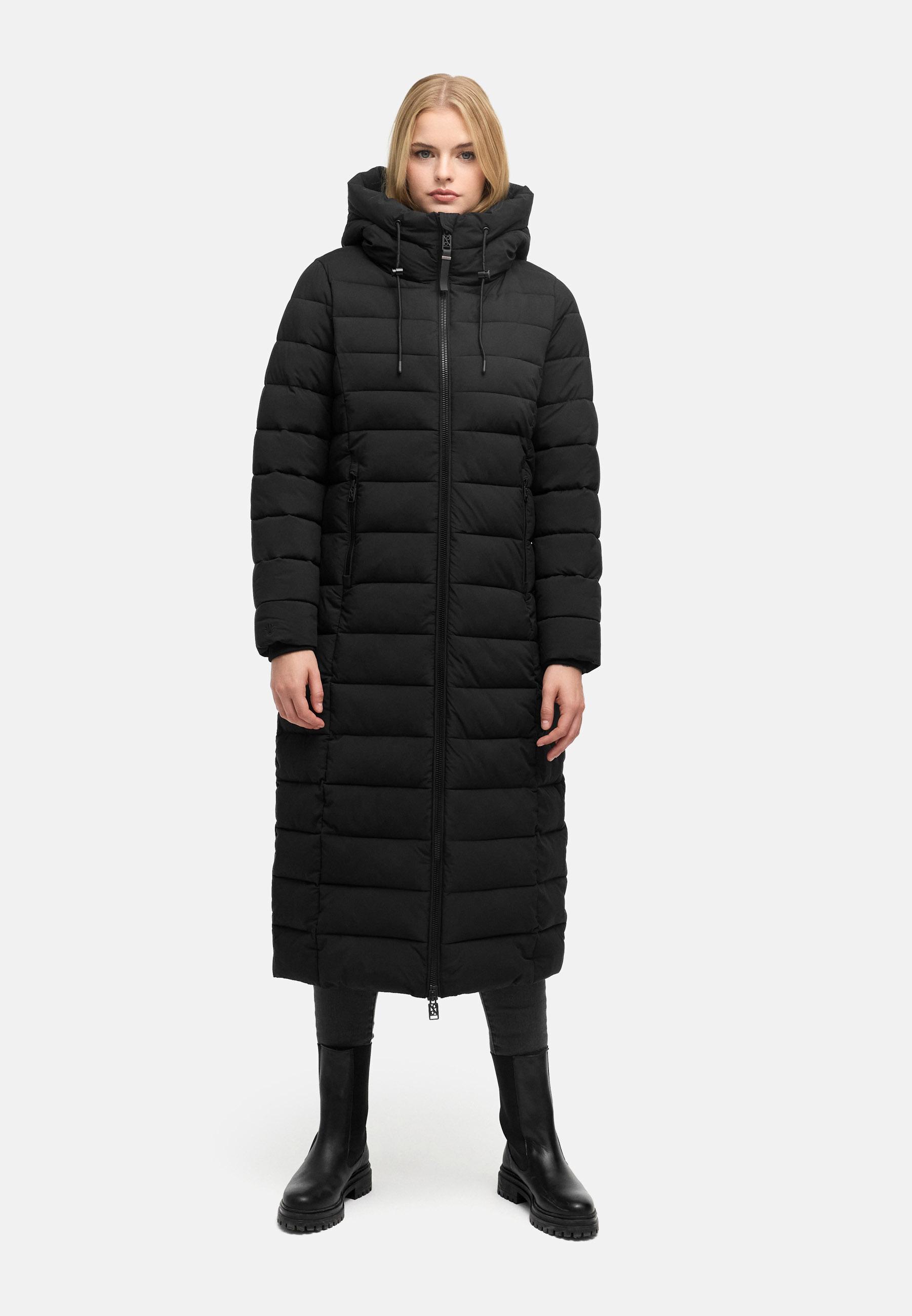 Steppmantel "Vanillawolke 14" Black