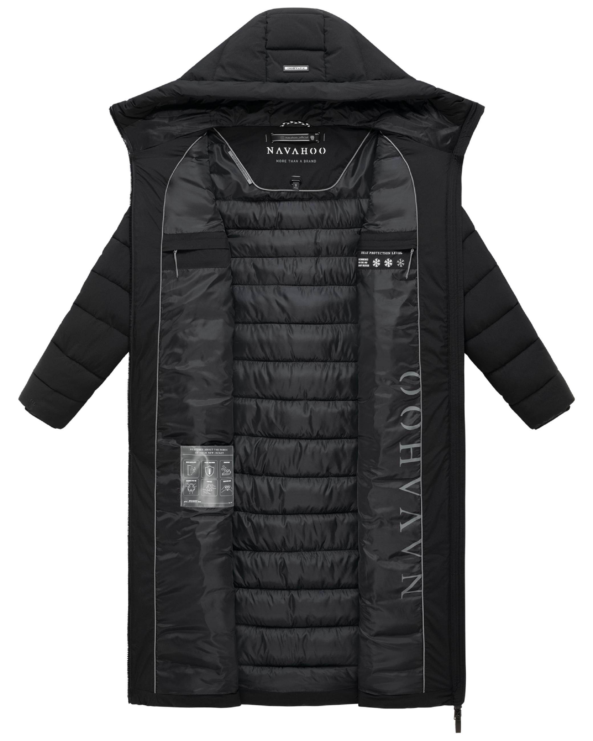 Steppmantel "Vanillawolke 14" Black