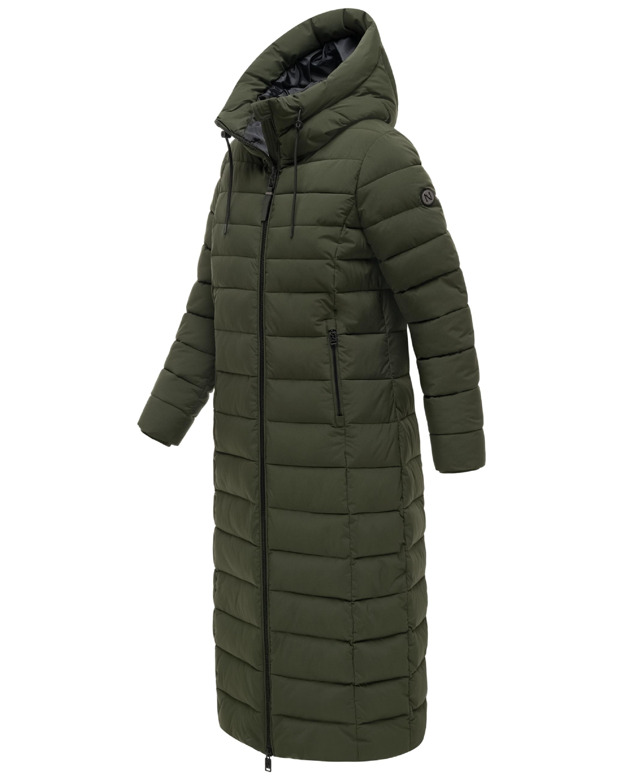 Steppmantel "Vanillawolke 14" Dark Olive