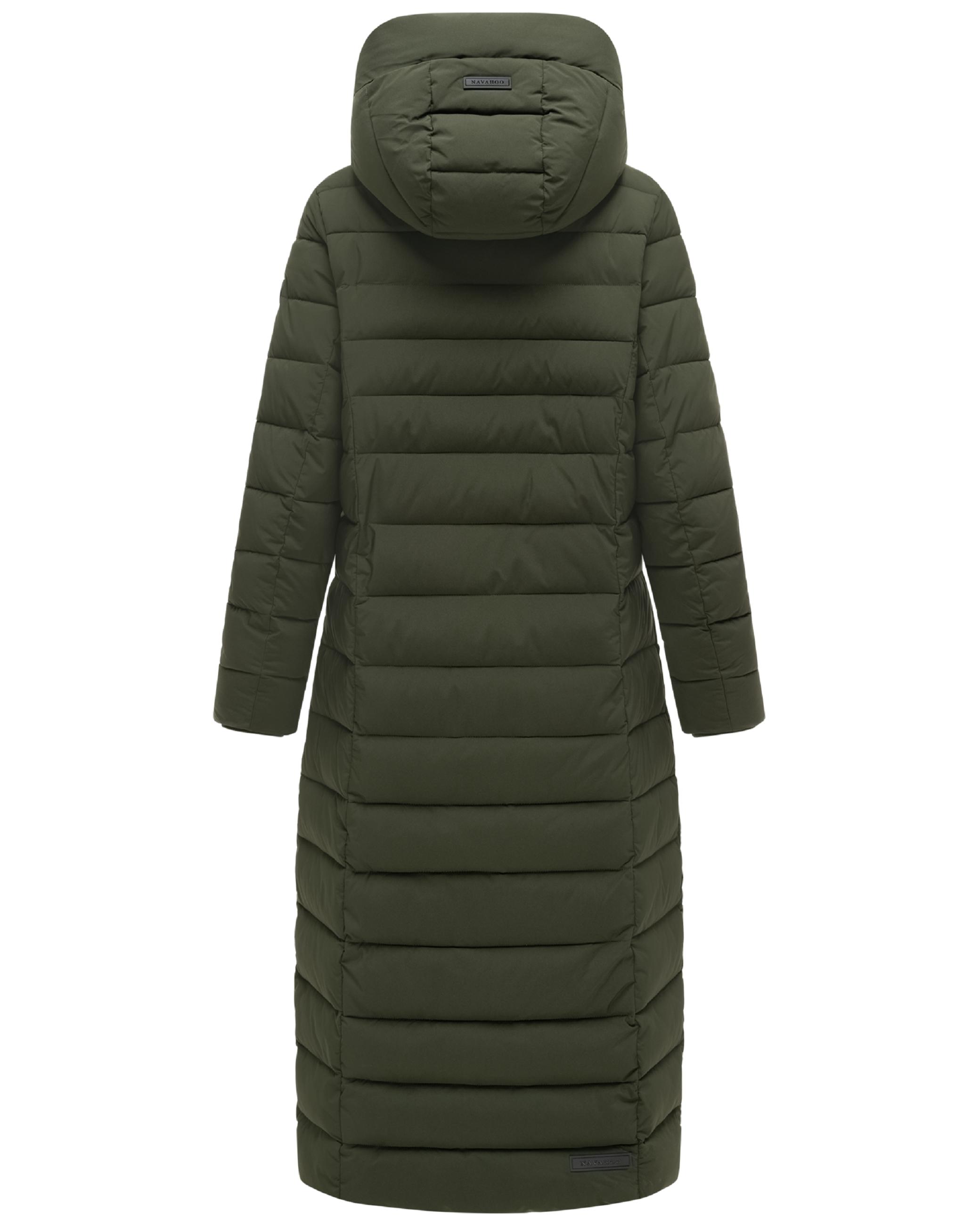 Steppmantel "Vanillawolke 14" Dark Olive