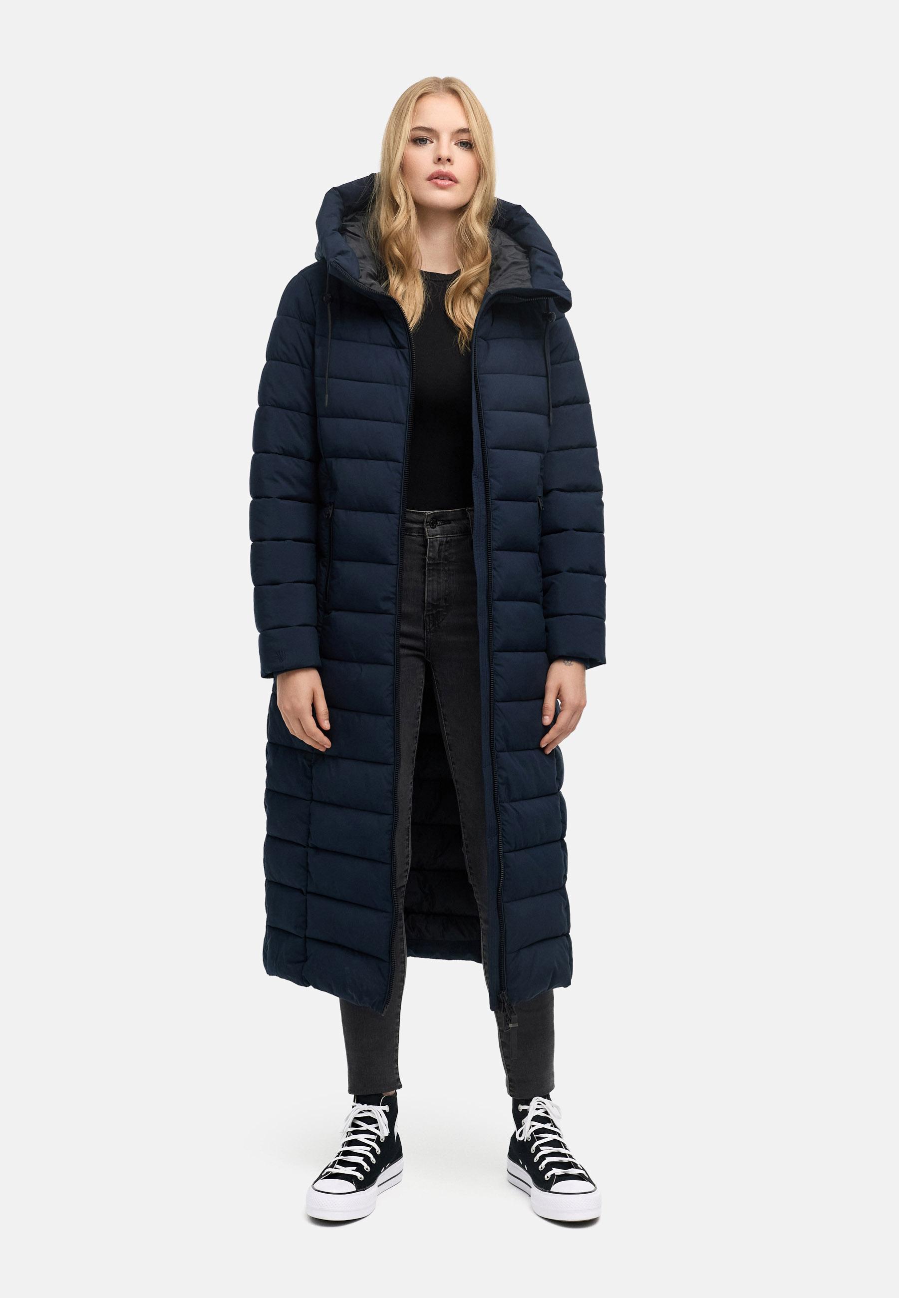 Steppmantel "Vanillawolke 14" Navy