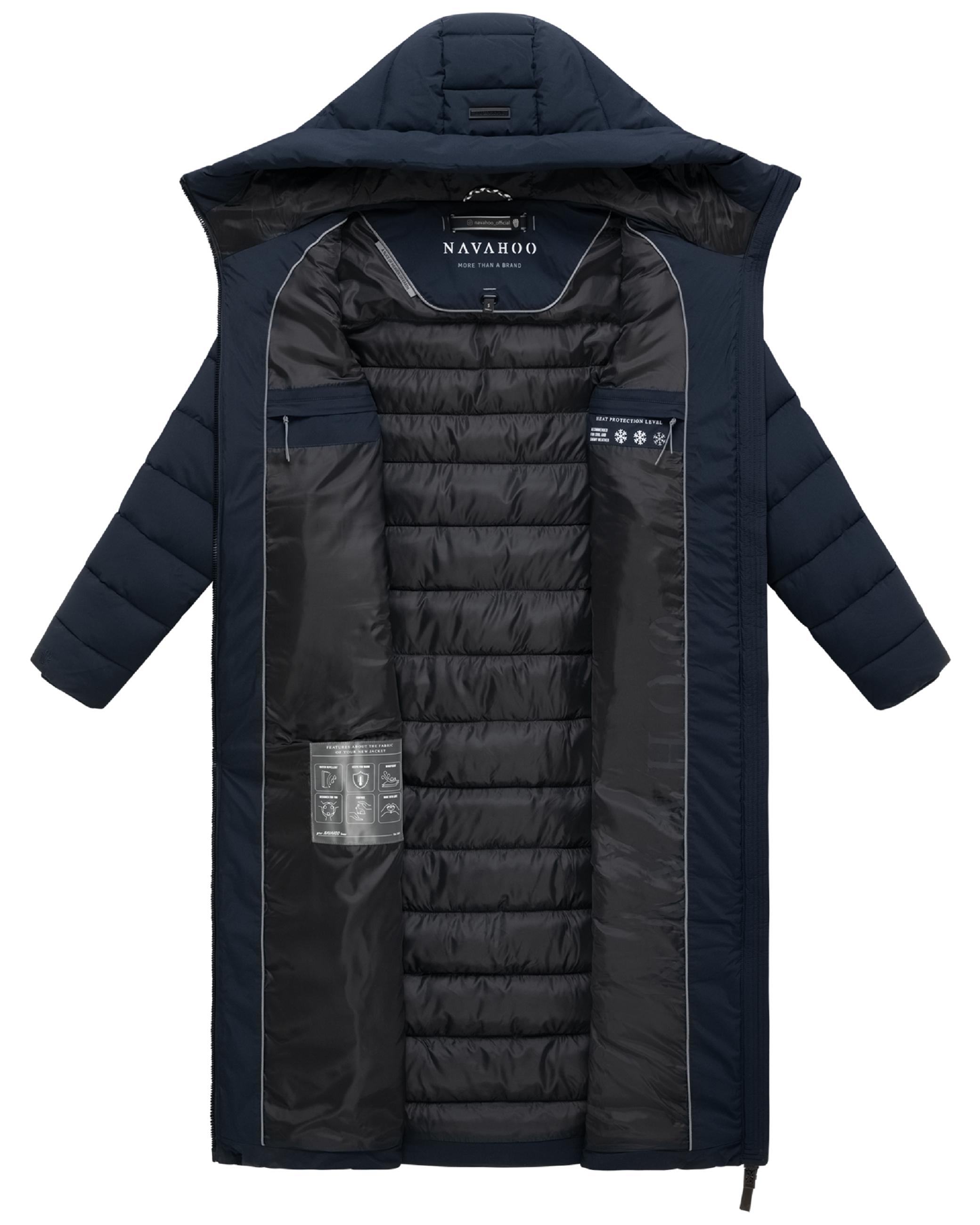 Steppmantel "Vanillawolke 14" Navy