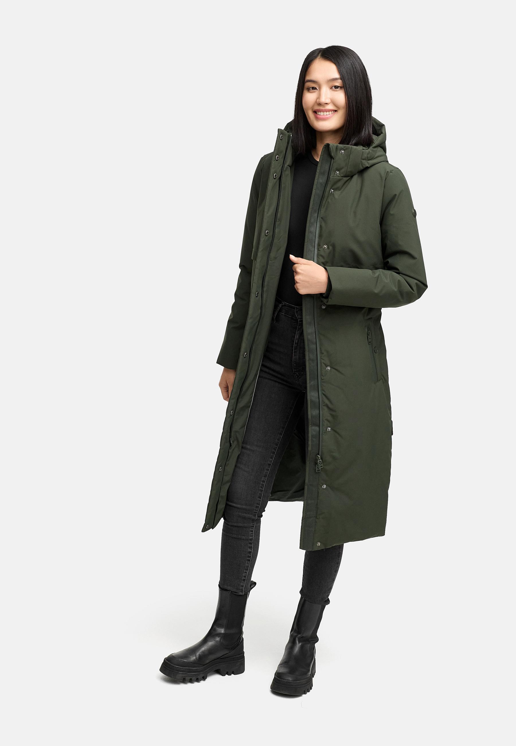 Wintermantel "Waldbummler 14" Dark Olive