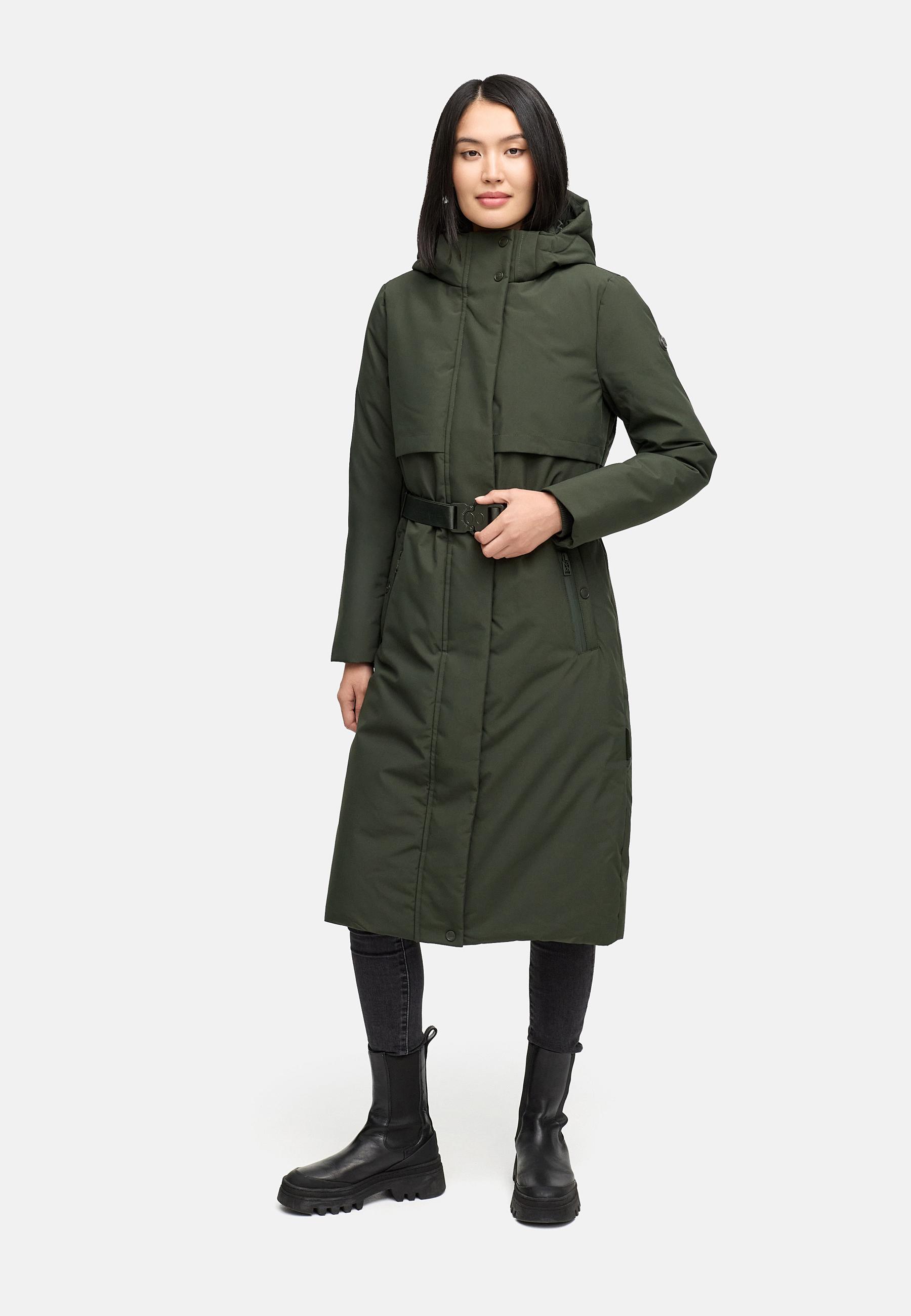 Wintermantel "Waldbummler 14" Dark Olive
