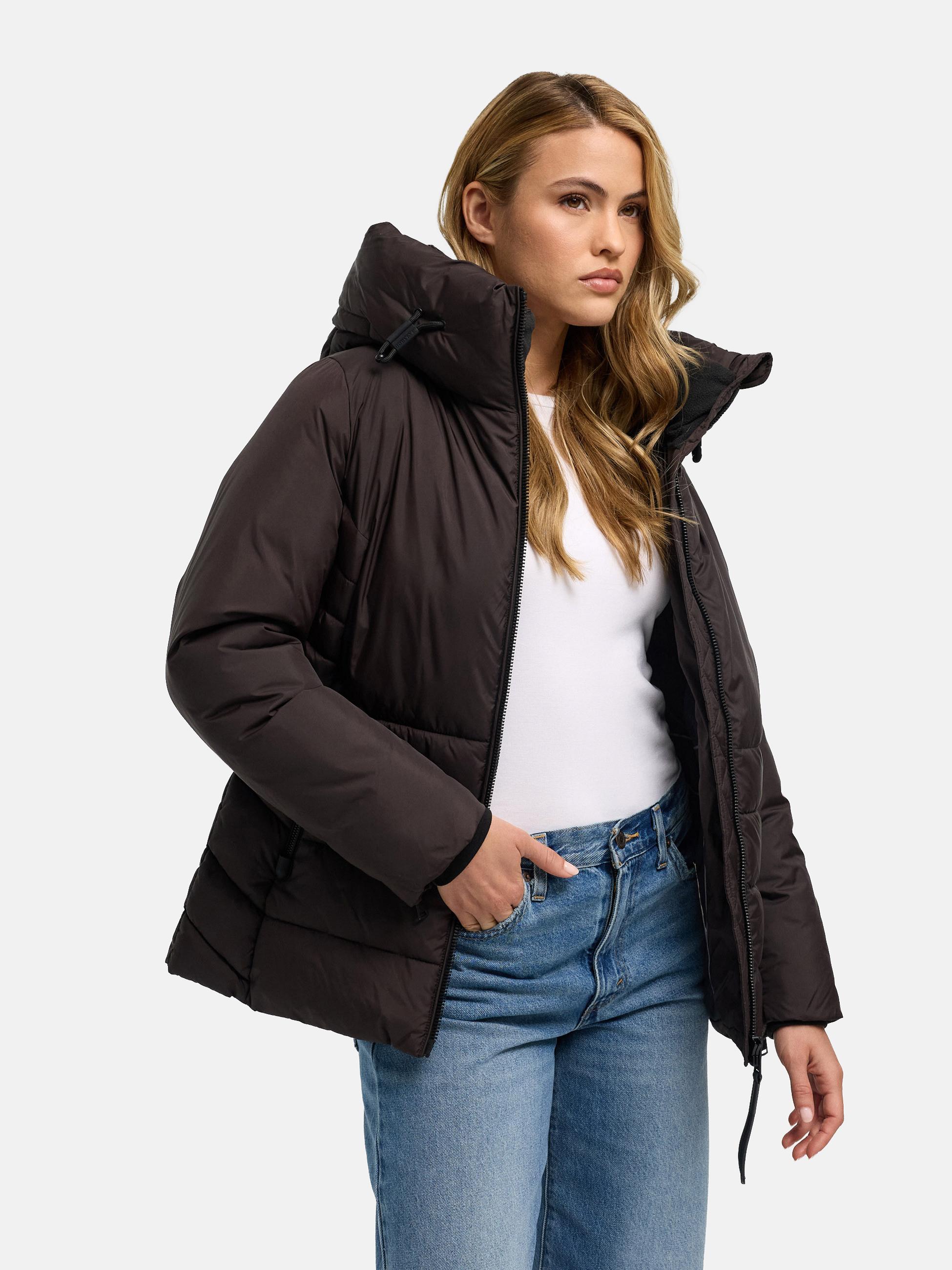 Steppjacke "Waldengel XIV" Choco