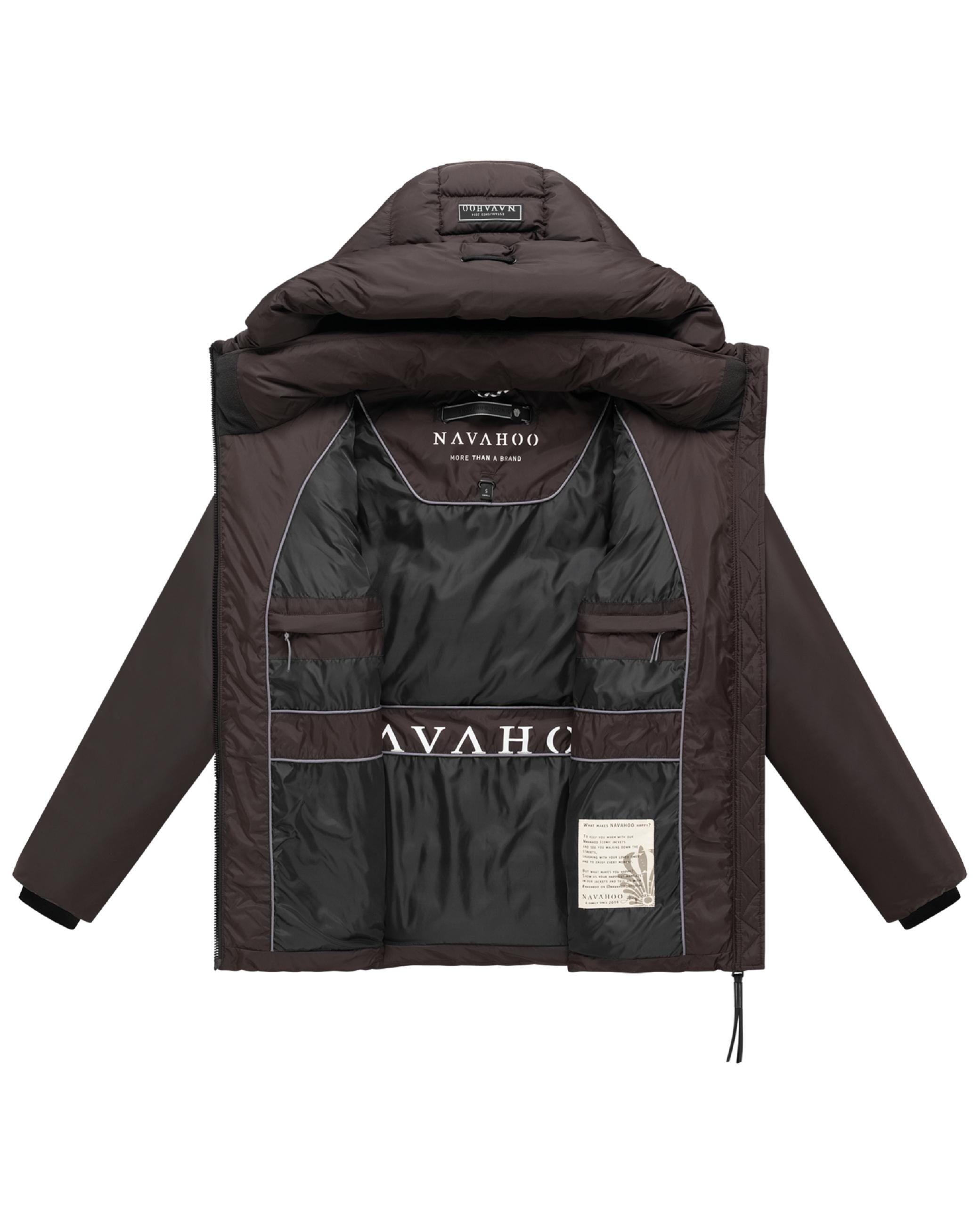 Steppjacke "Waldengel XIV" Choco