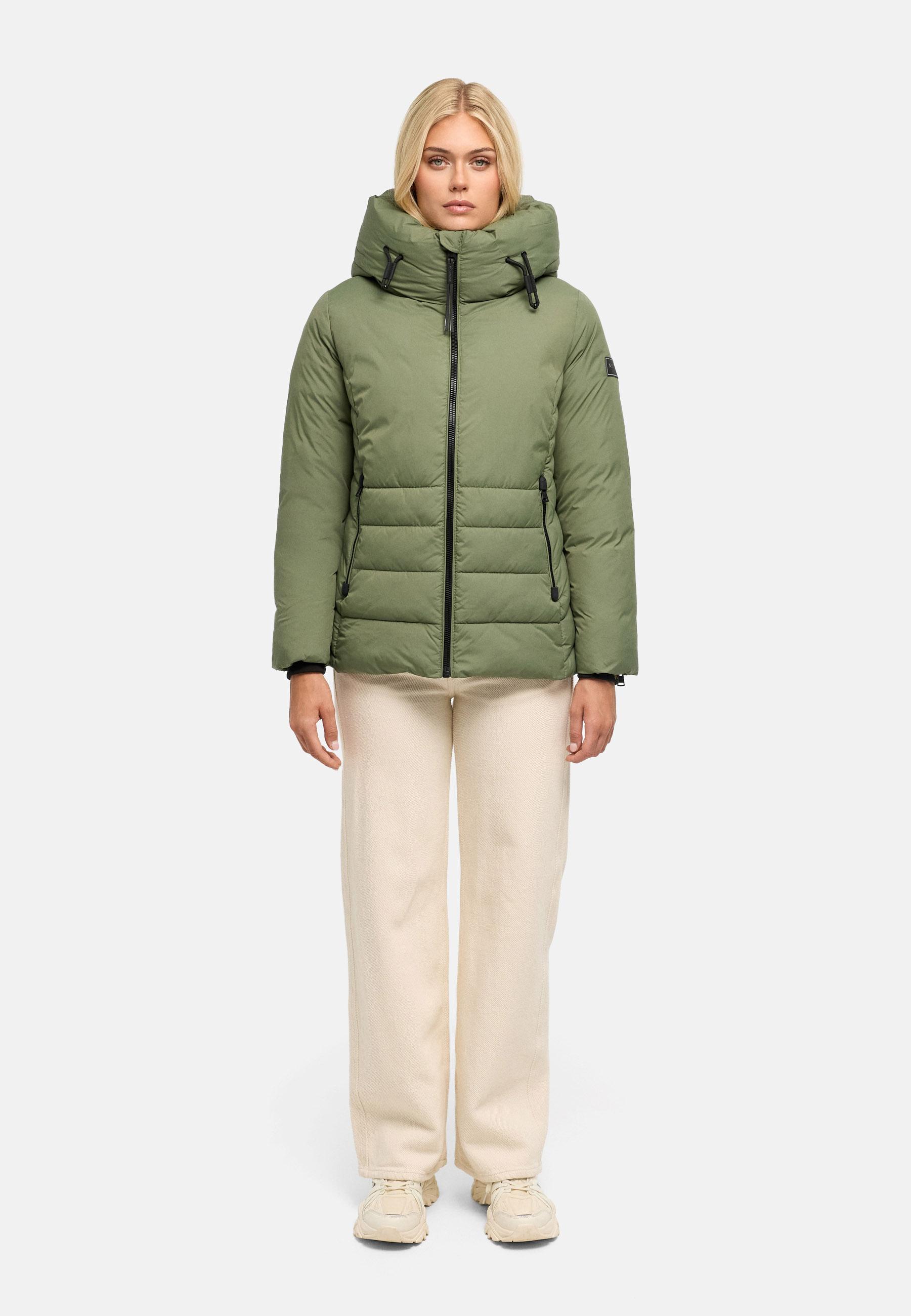 Steppjacke "Waldengel XIV" Olive Leaf