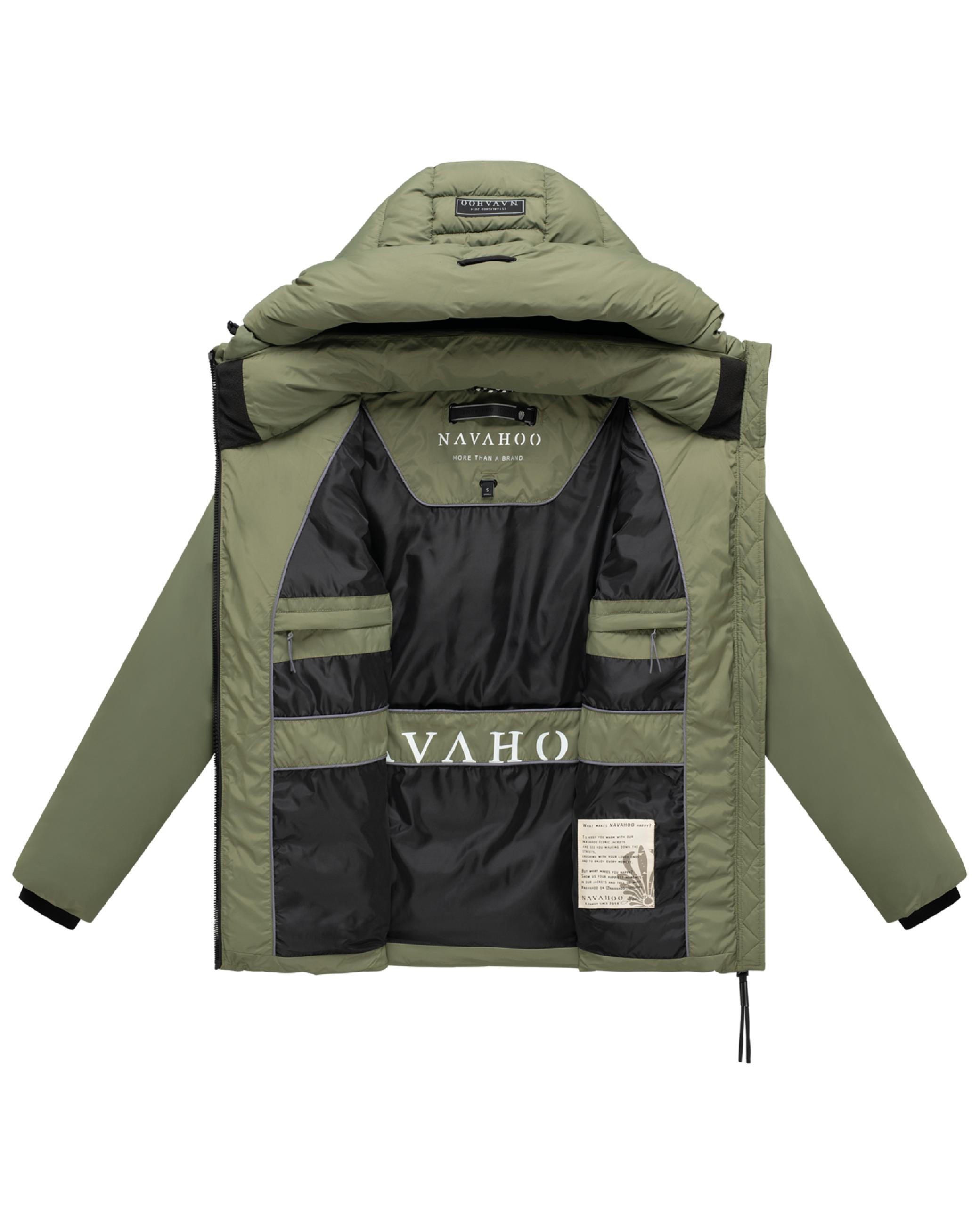 Steppjacke "Waldengel XIV" Olive Leaf