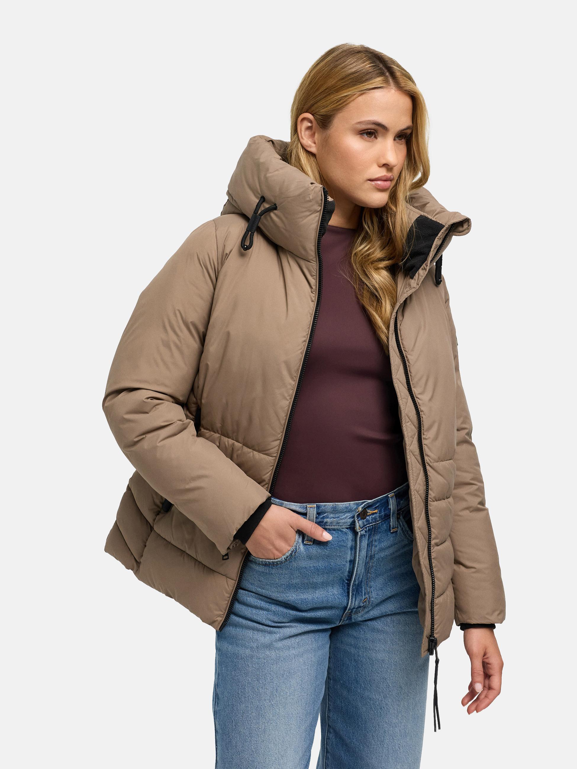 Steppjacke "Waldengel XIV" Taupe Grey