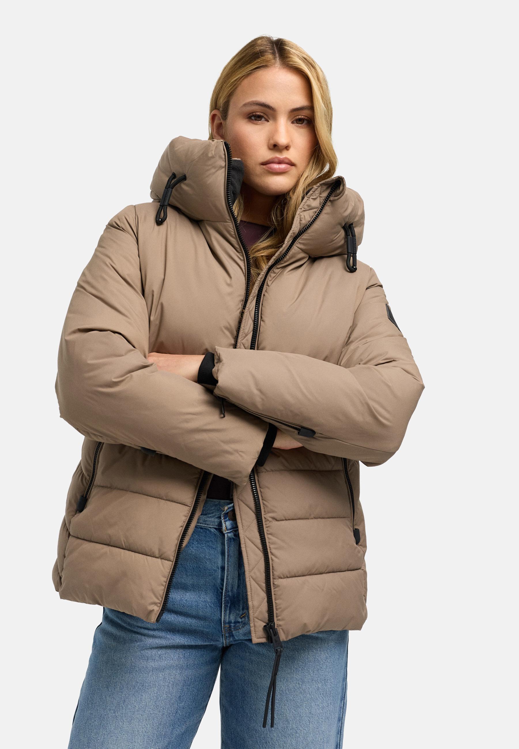 Steppjacke "Waldengel XIV" Taupe Grey
