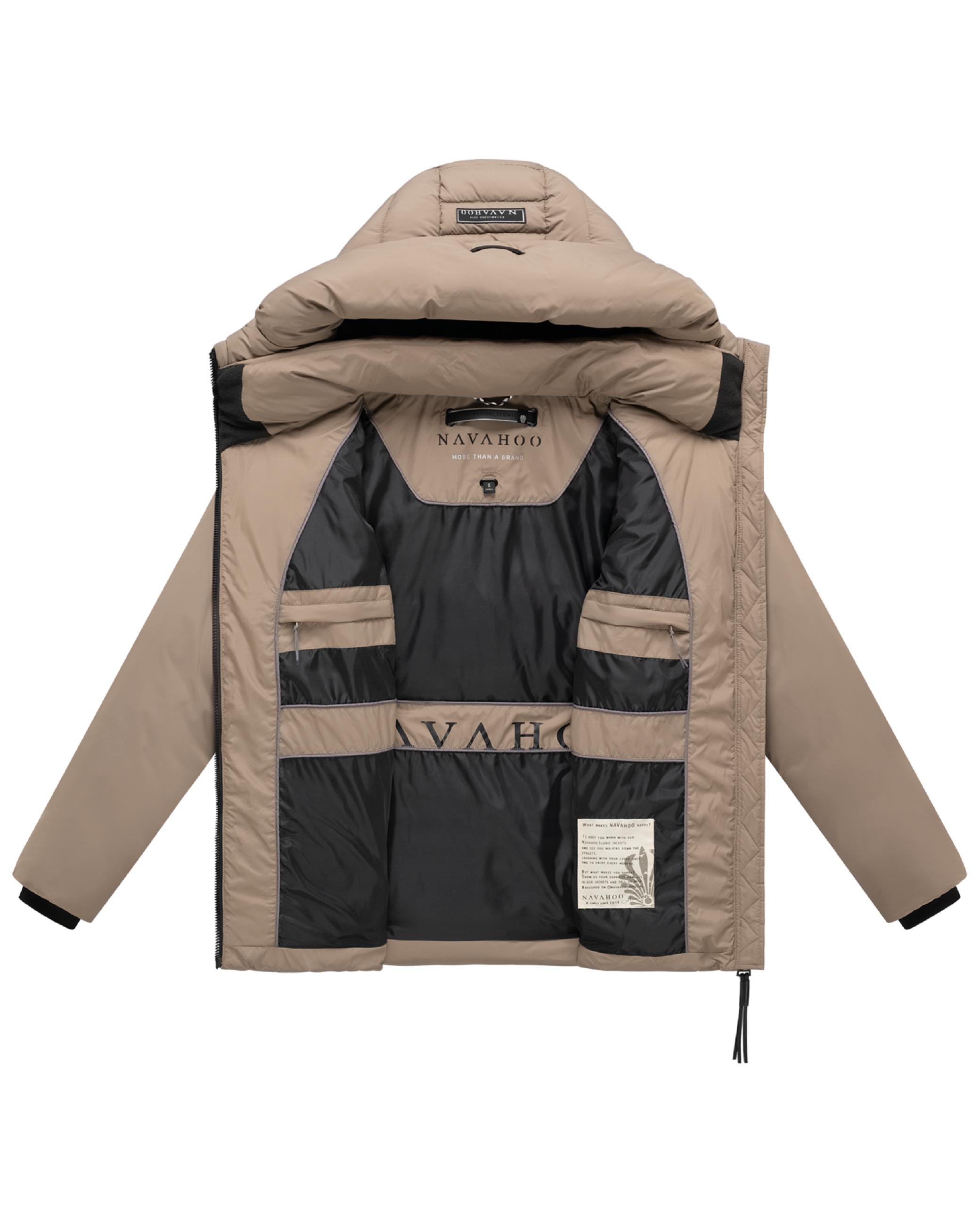 Steppjacke "Waldengel XIV" Taupe Grey