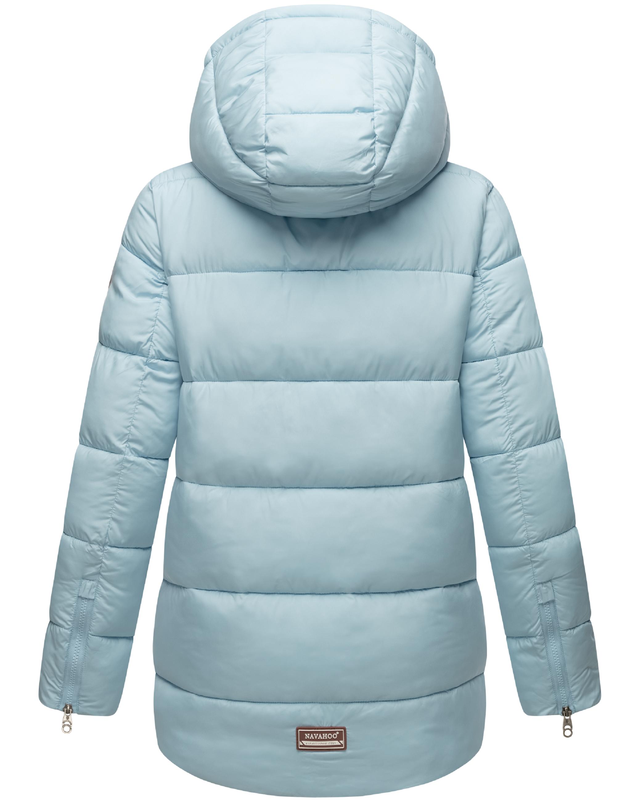 Steppjacke mit Kapuze "Wattewölkchen" Baby Blue