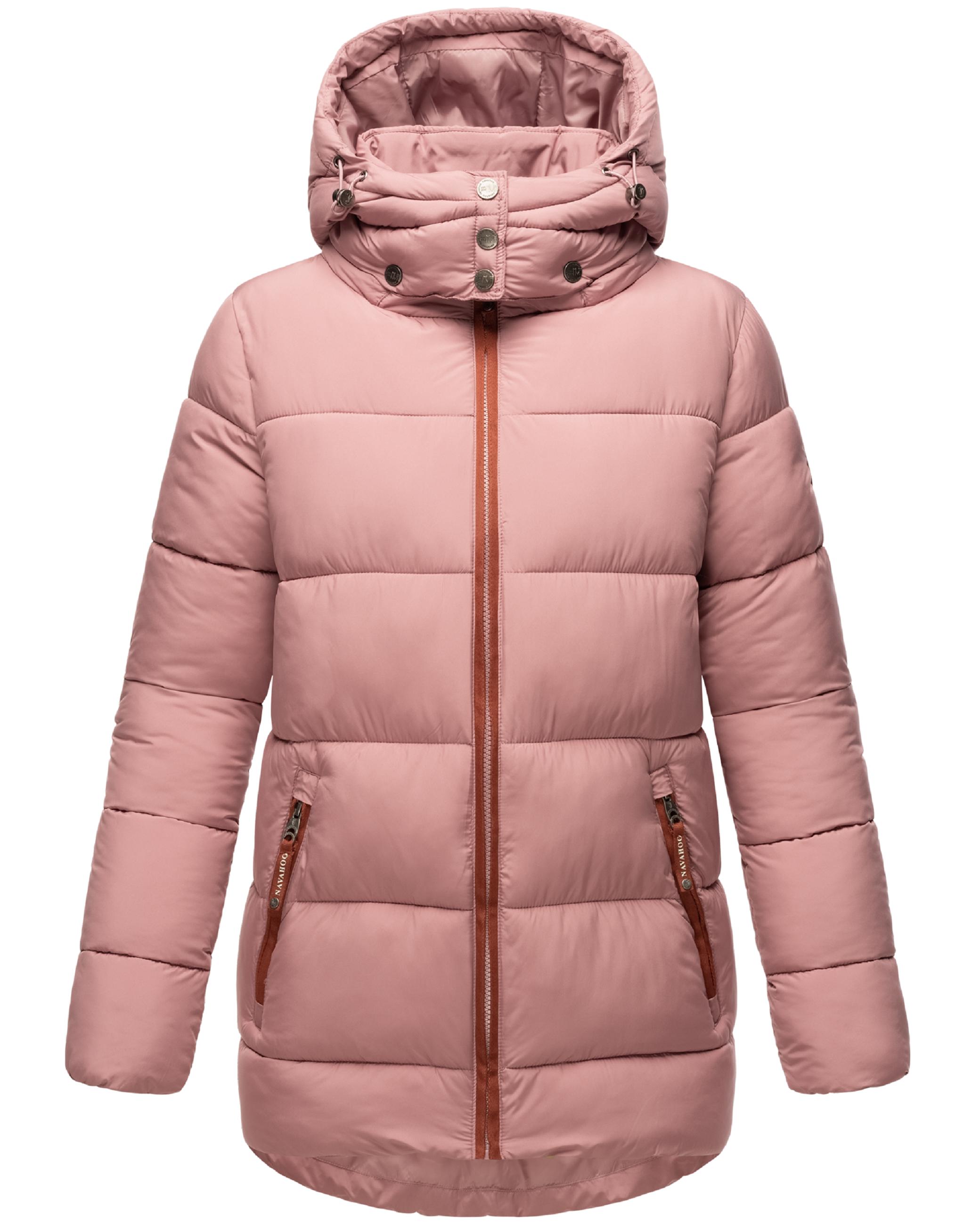 Steppjacke mit Kapuze "Wattewölkchen" Dark Rose