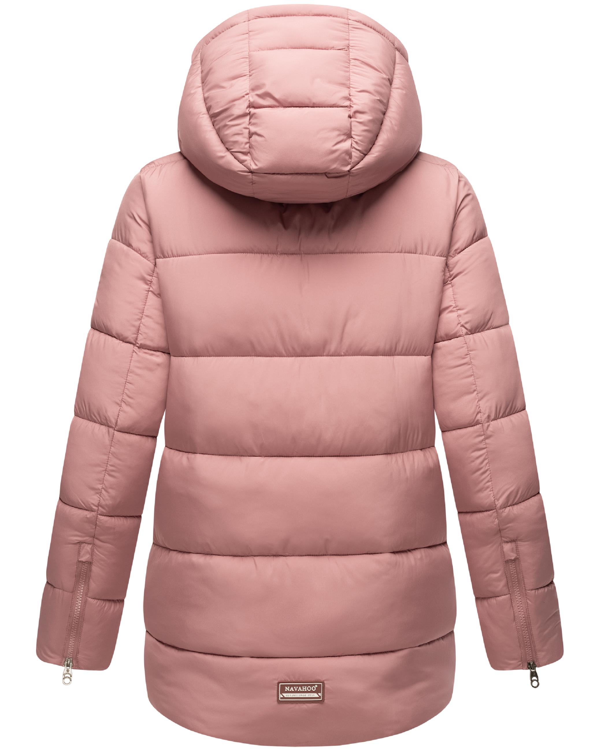 Steppjacke mit Kapuze "Wattewölkchen" Dark Rose