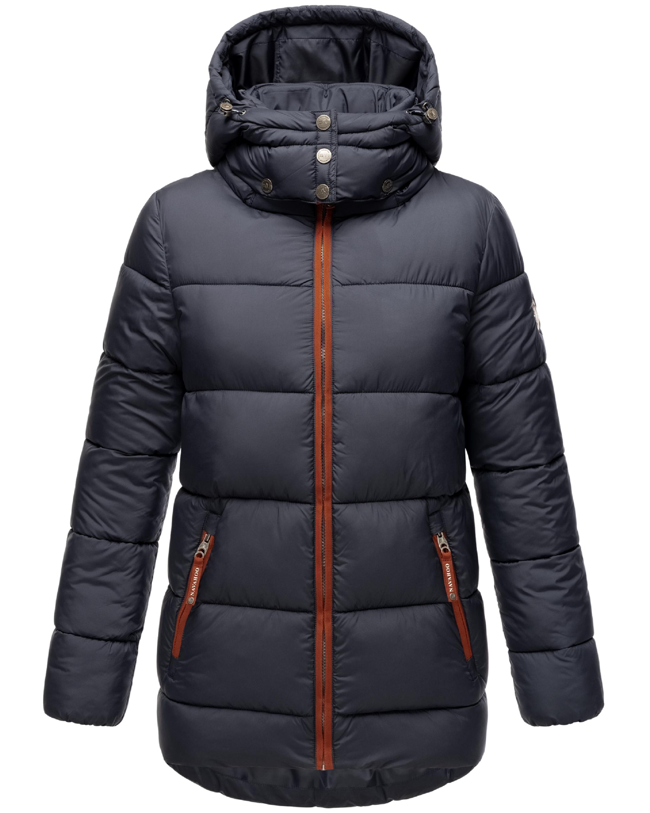 Steppjacke mit Kapuze "Wattewölkchen" Navy