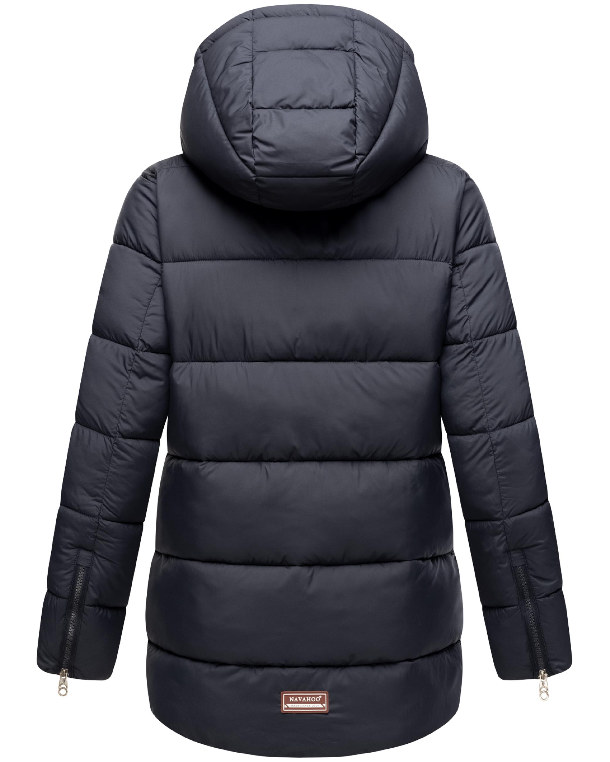 Steppjacke mit Kapuze "Wattewölkchen" Navy