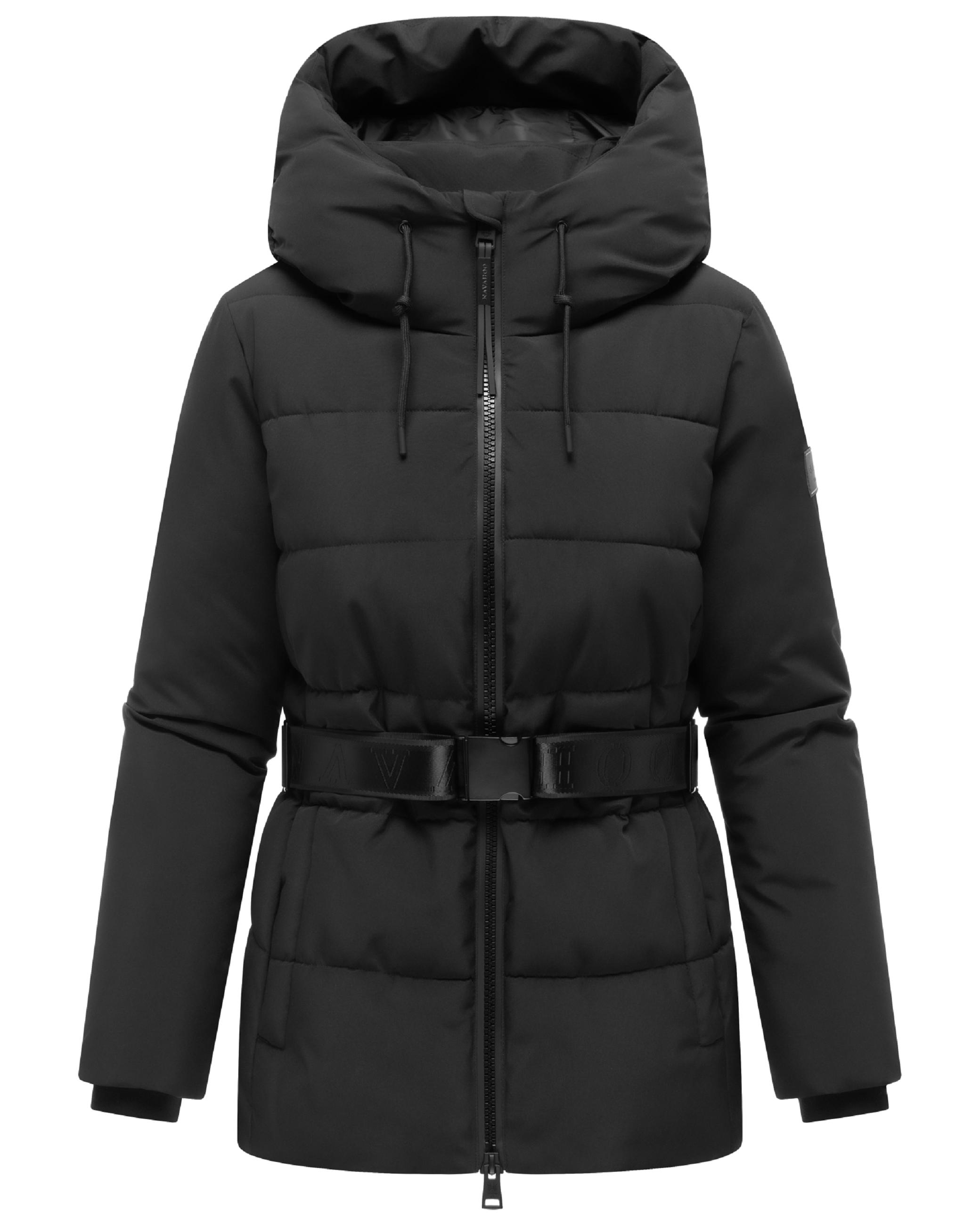 Steppjacke mit Taillengürtel "Wattewunder XIV" Black