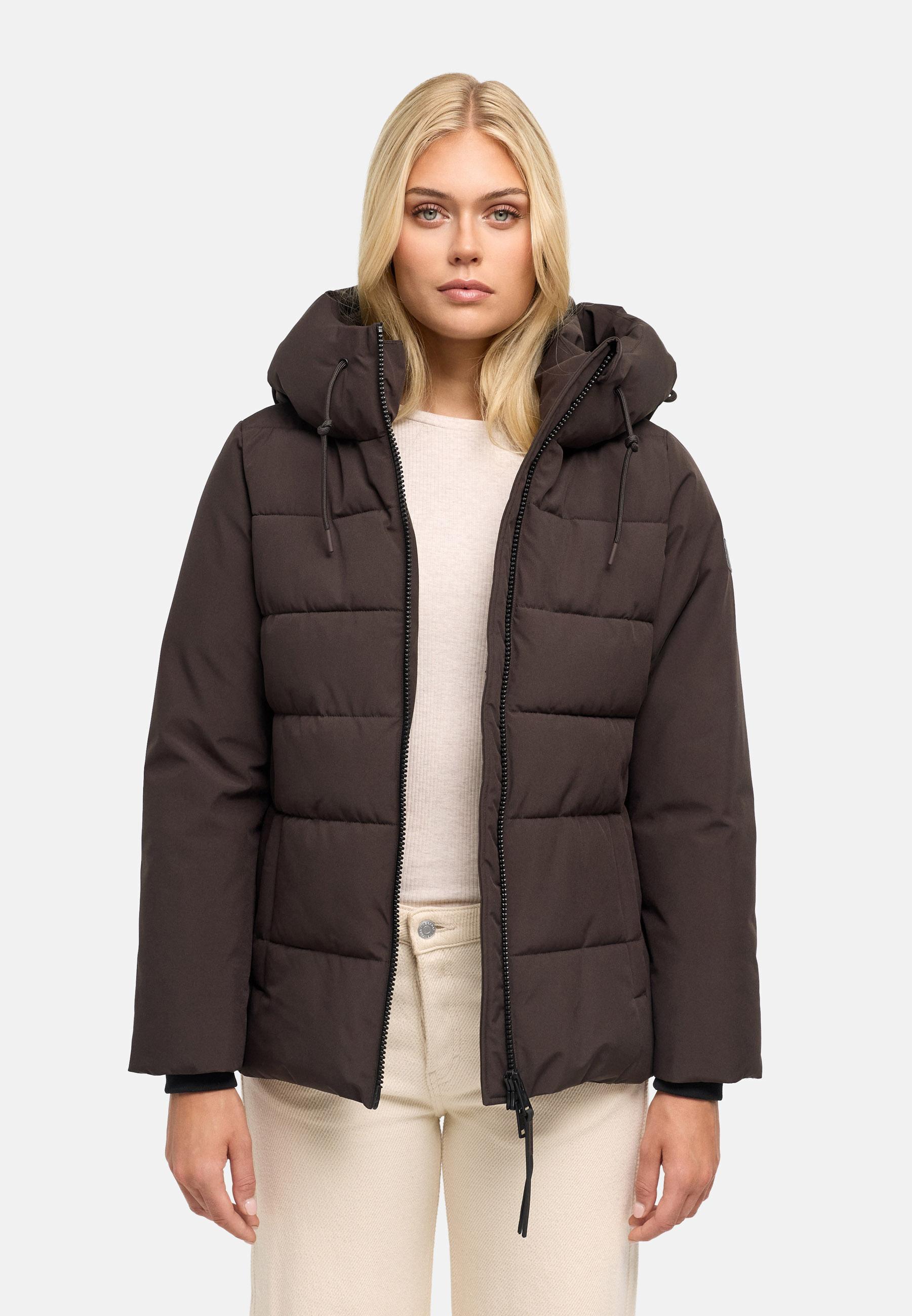 Steppjacke mit Taillengürtel "Wattewunder XIV" Choco