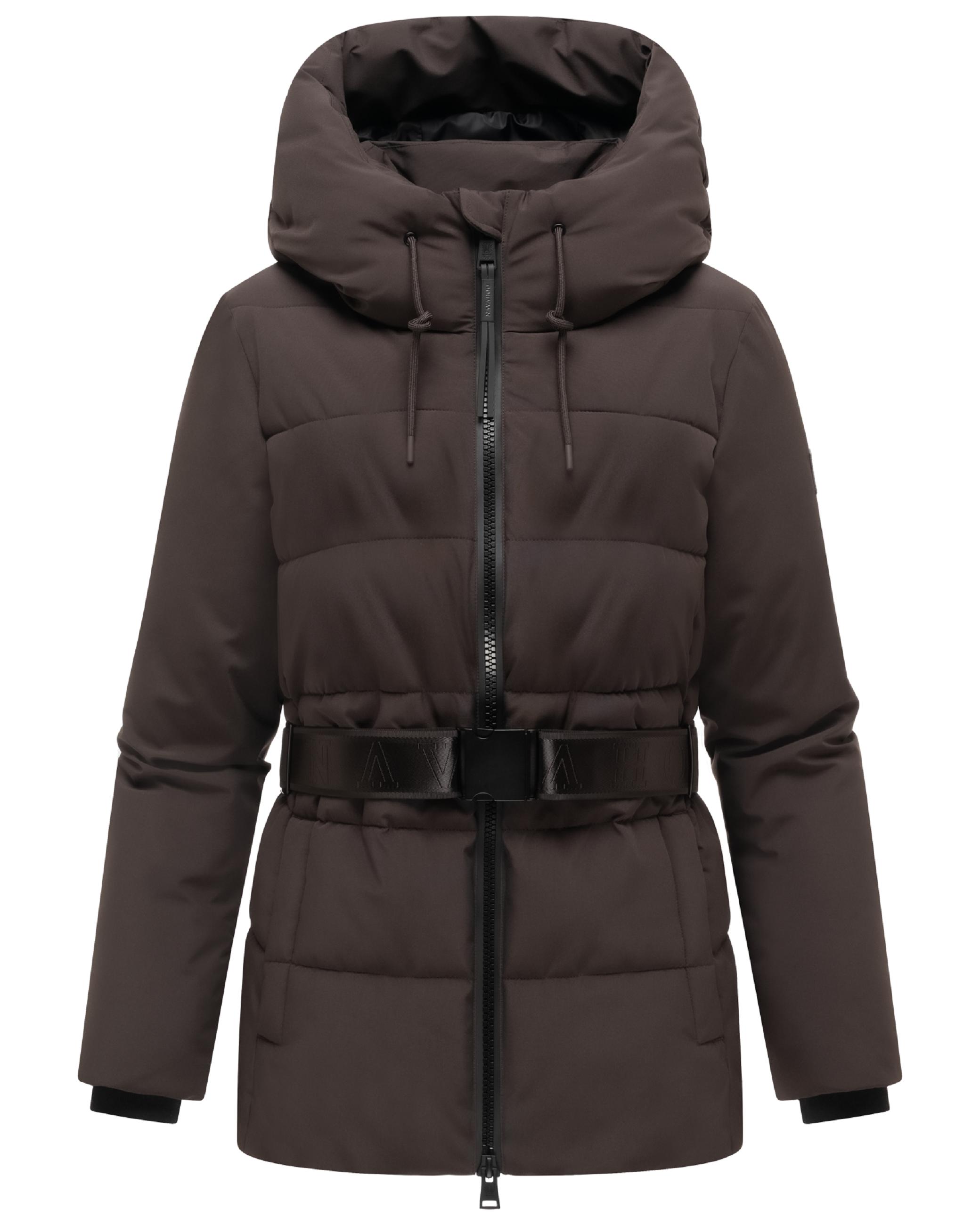 Steppjacke mit Taillengürtel "Wattewunder XIV" Choco