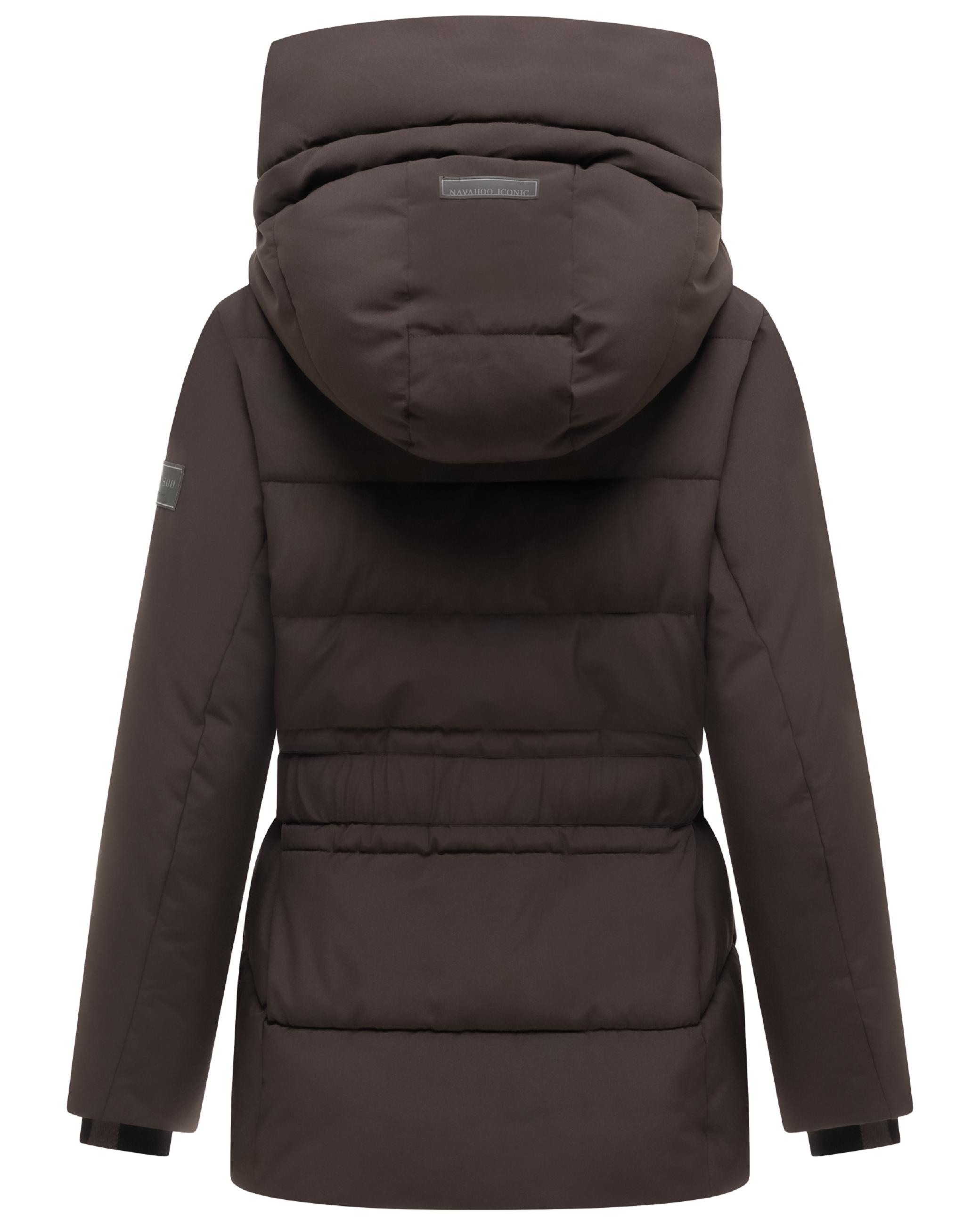 Steppjacke mit Taillengürtel "Wattewunder XIV" Choco