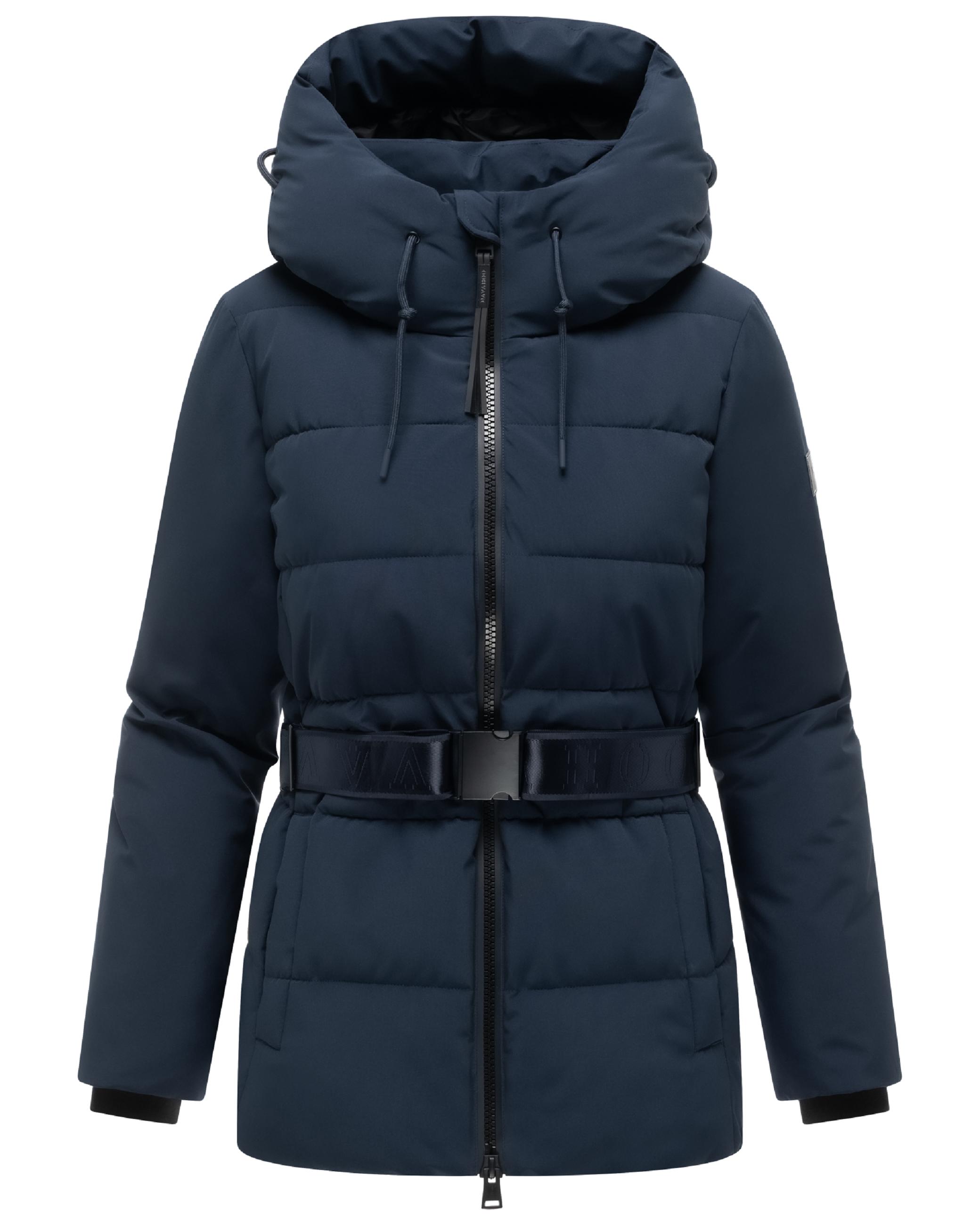 Steppjacke mit Taillengürtel "Wattewunder XIV" Navy