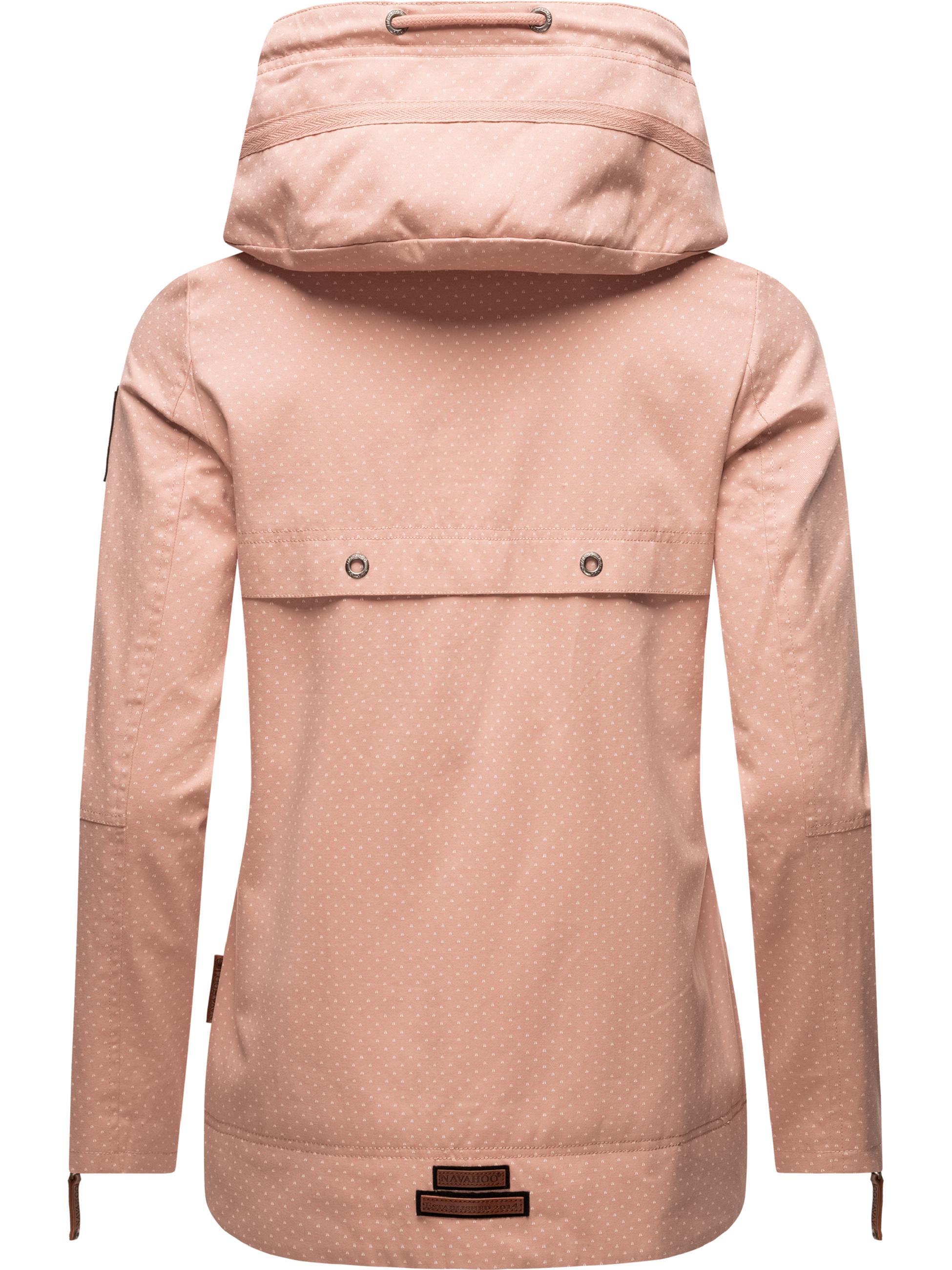 Leichte Übergangsjacke mit Kapuze "Wekoo" Light Rose Dots