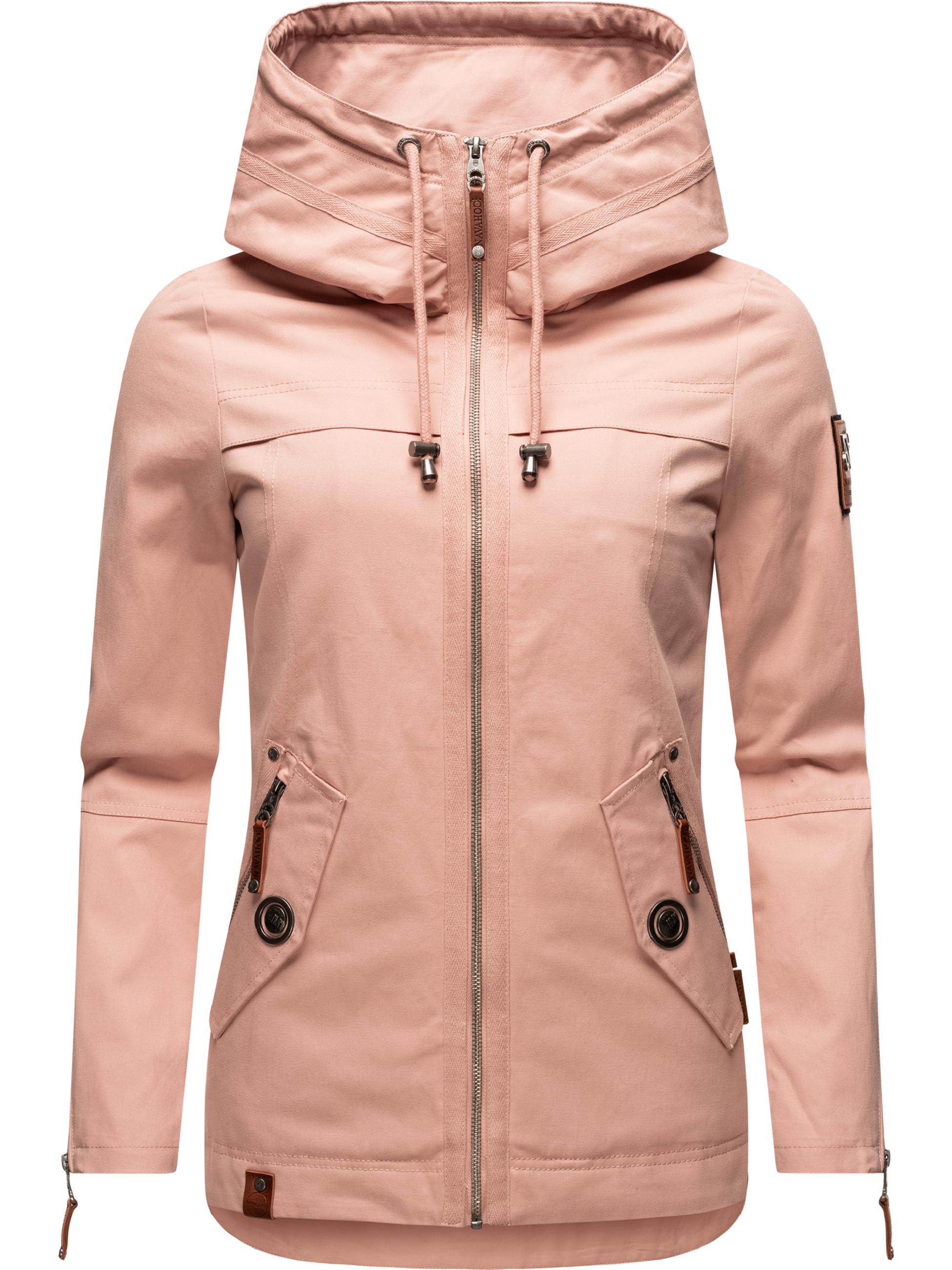 Leichte Übergangsjacke mit Kapuze "Wekoo" Light Rose