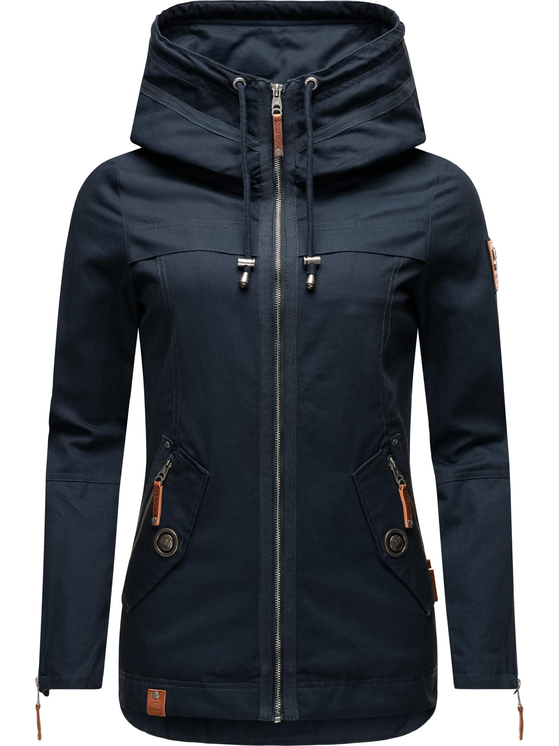 Leichte Übergangsjacke mit Kapuze "Wekoo" Navy