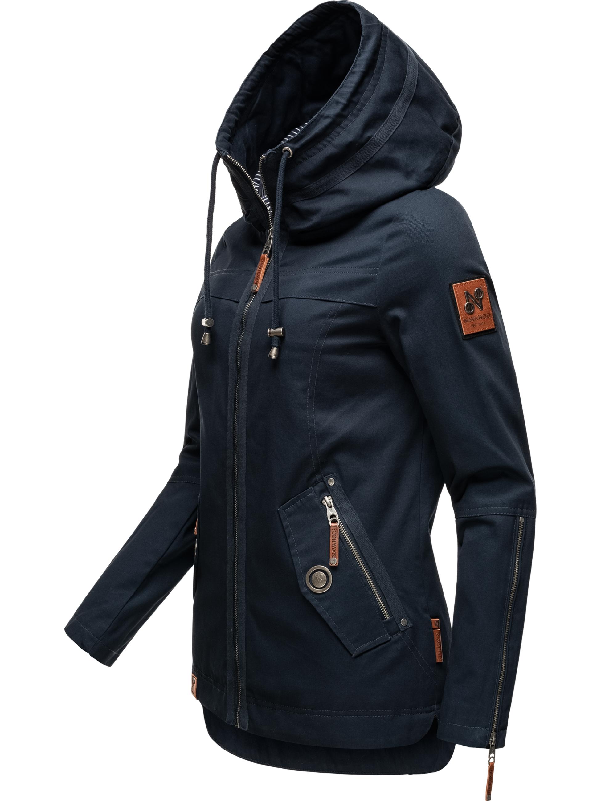 Leichte Übergangsjacke mit Kapuze "Wekoo" Navy