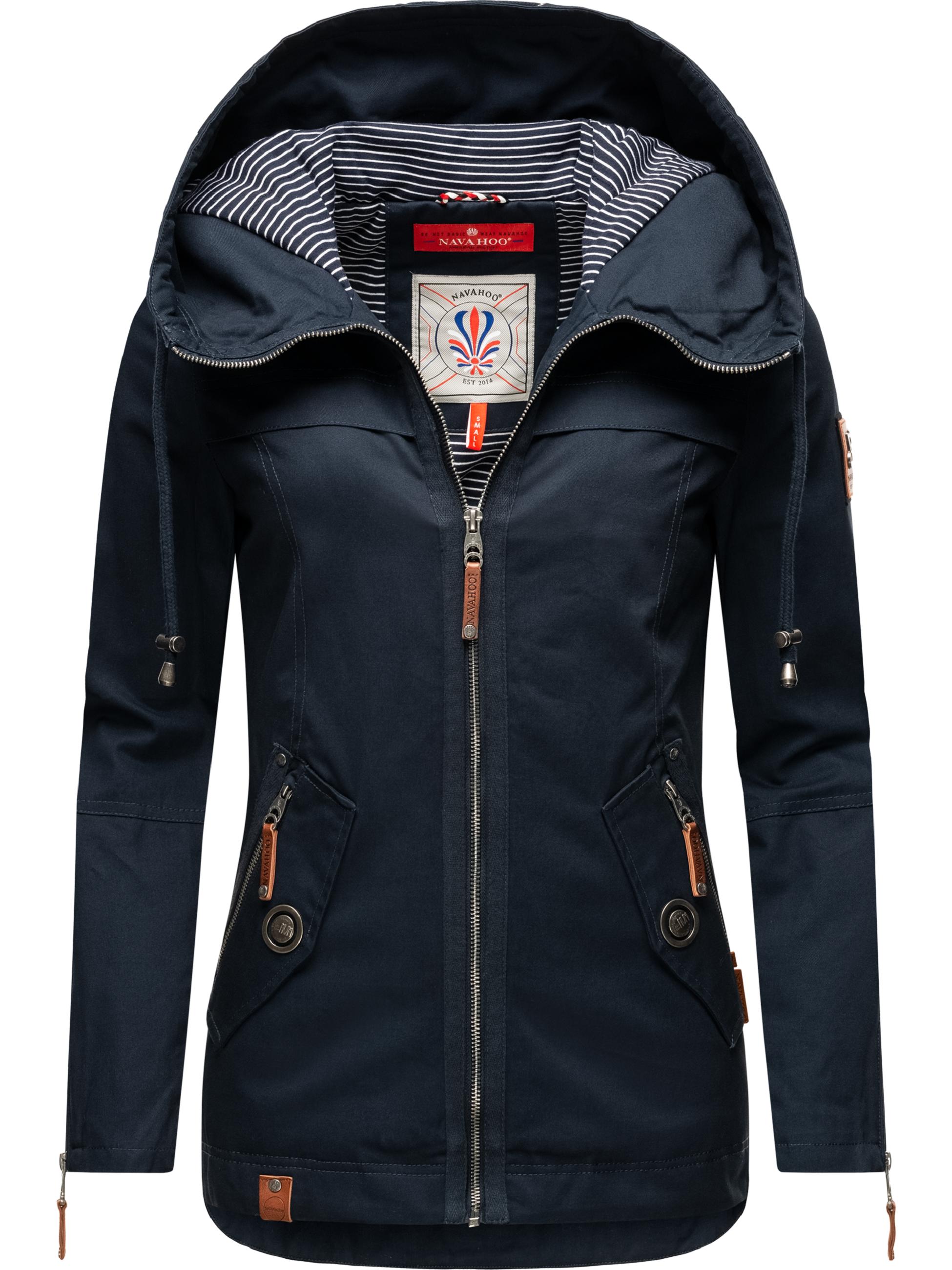 Leichte Übergangsjacke mit Kapuze "Wekoo" Navy