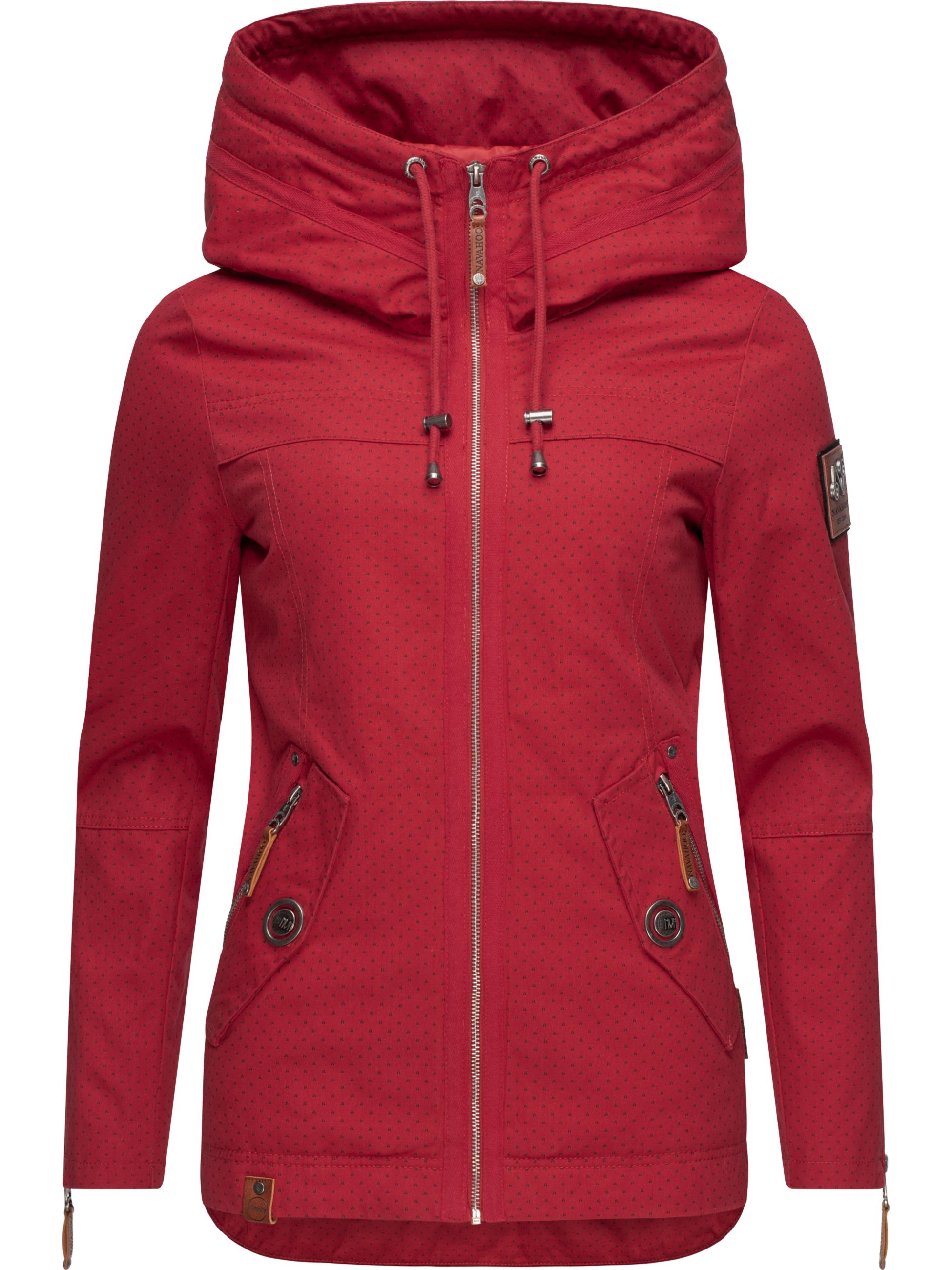 Leichte Übergangsjacke mit Kapuze "Wekoo" Red Dots