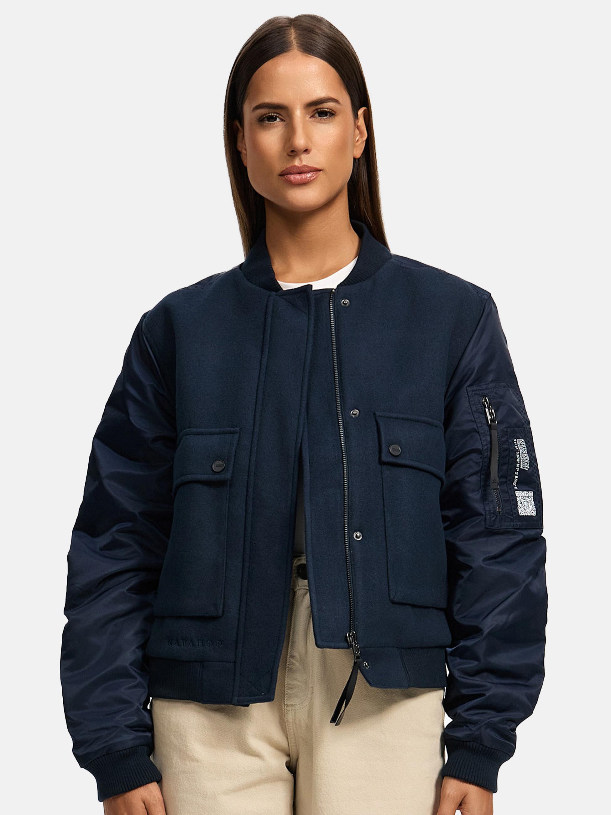 angesagte Bomberjacke "Willstehaben 14" Navy