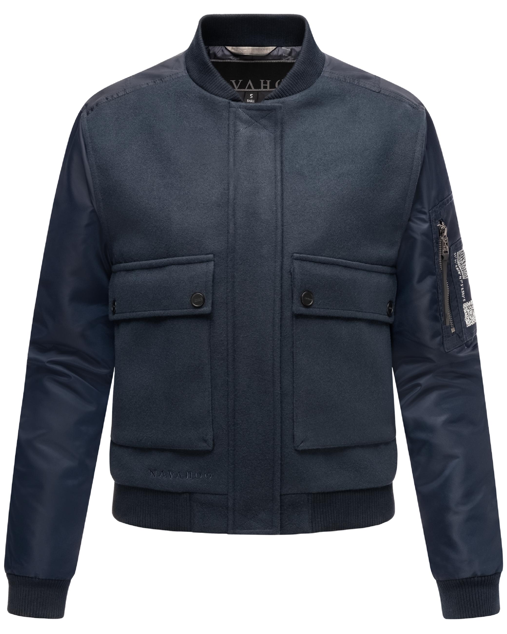 angesagte Bomberjacke "Willstehaben 14" Navy