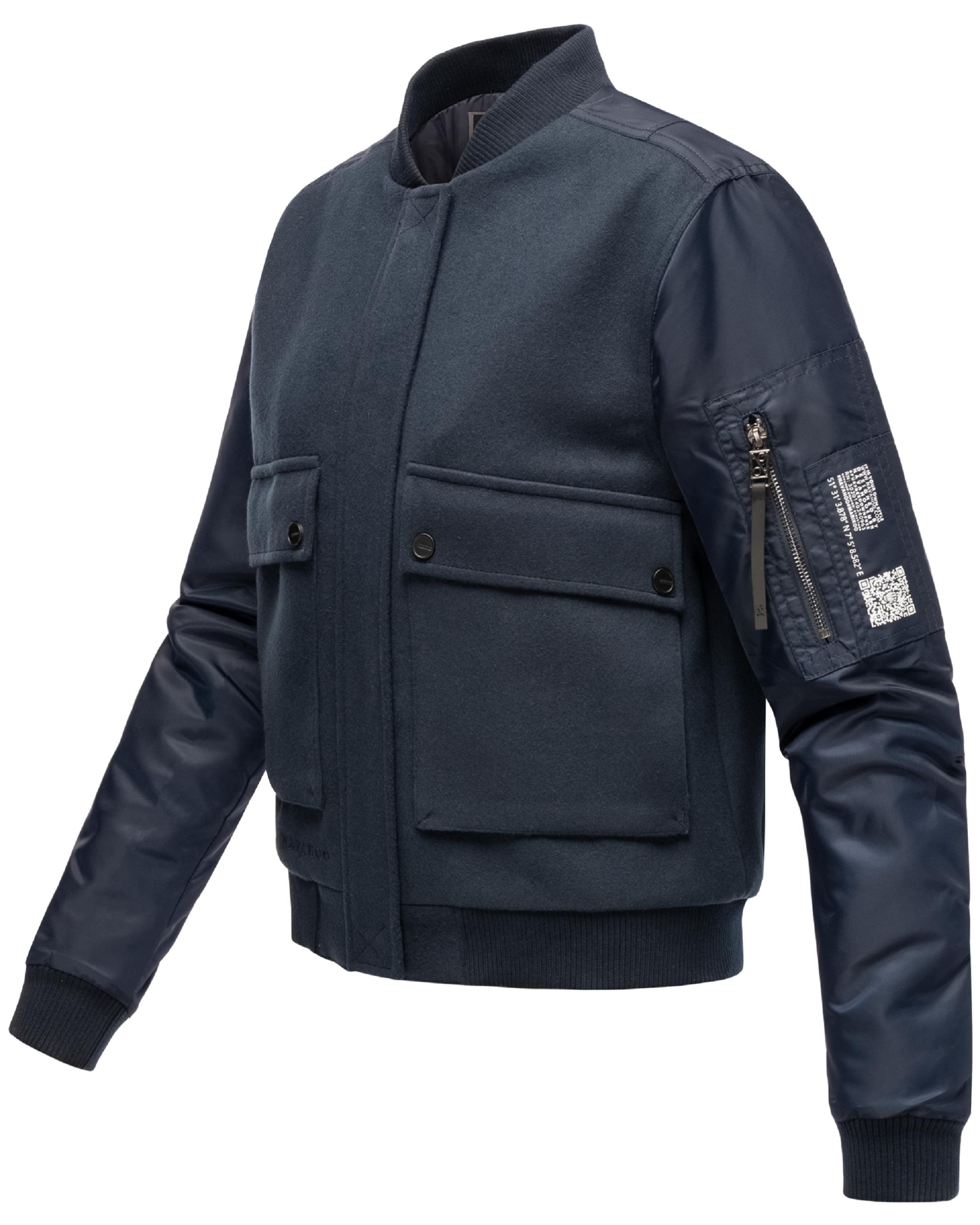 angesagte Bomberjacke "Willstehaben 14" Navy