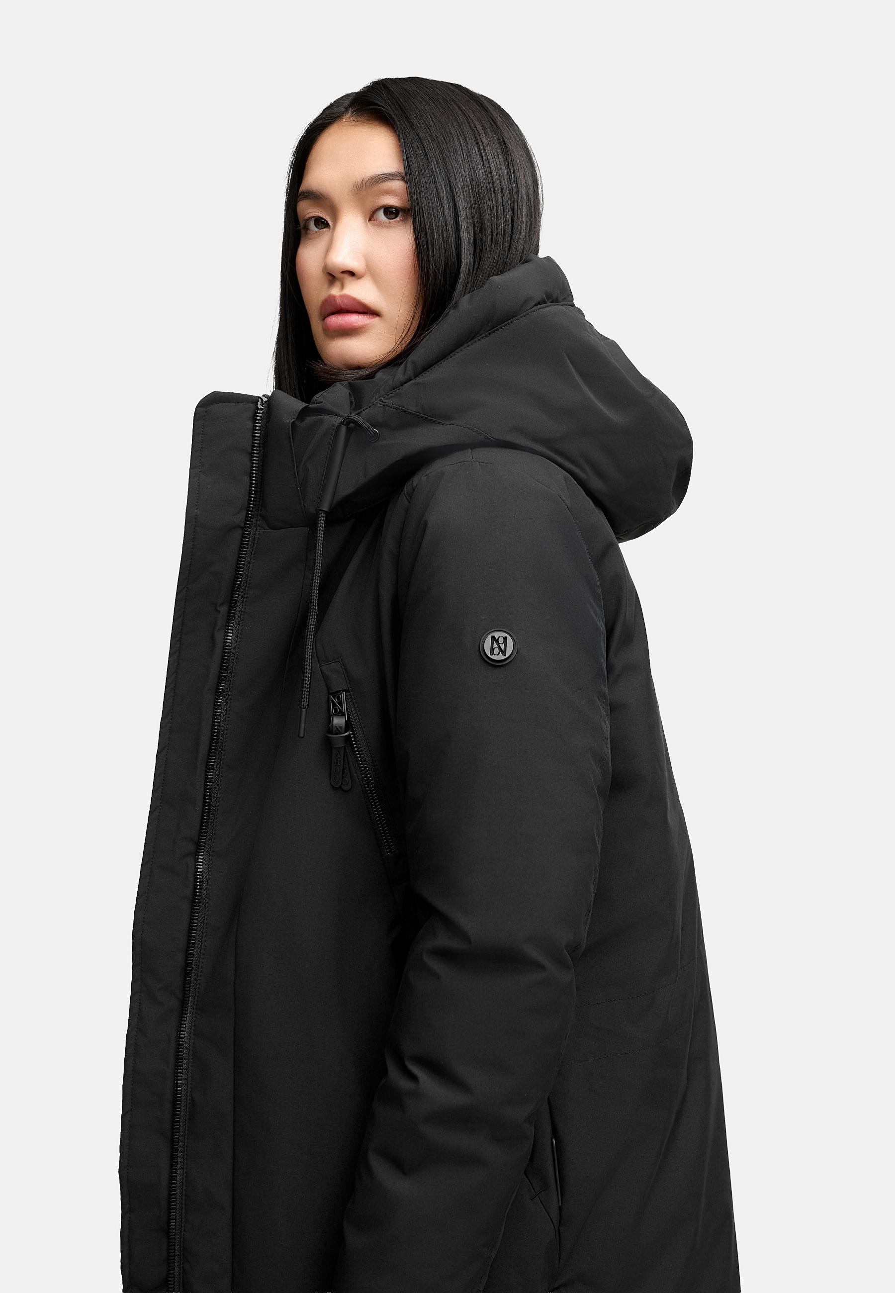 Warmer Mantel "Winterzart 14" Black
