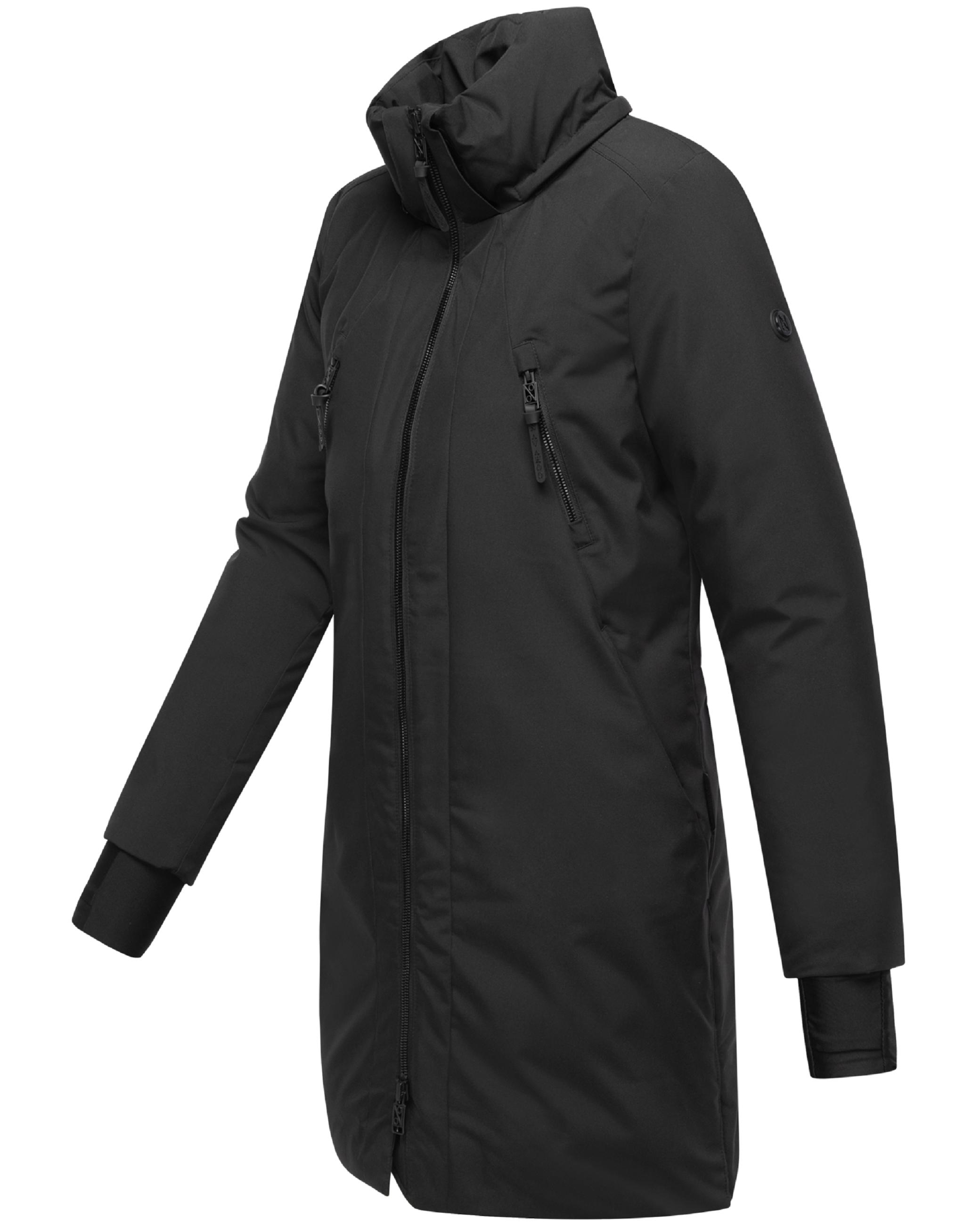 Warmer Mantel "Winterzart 14" Black