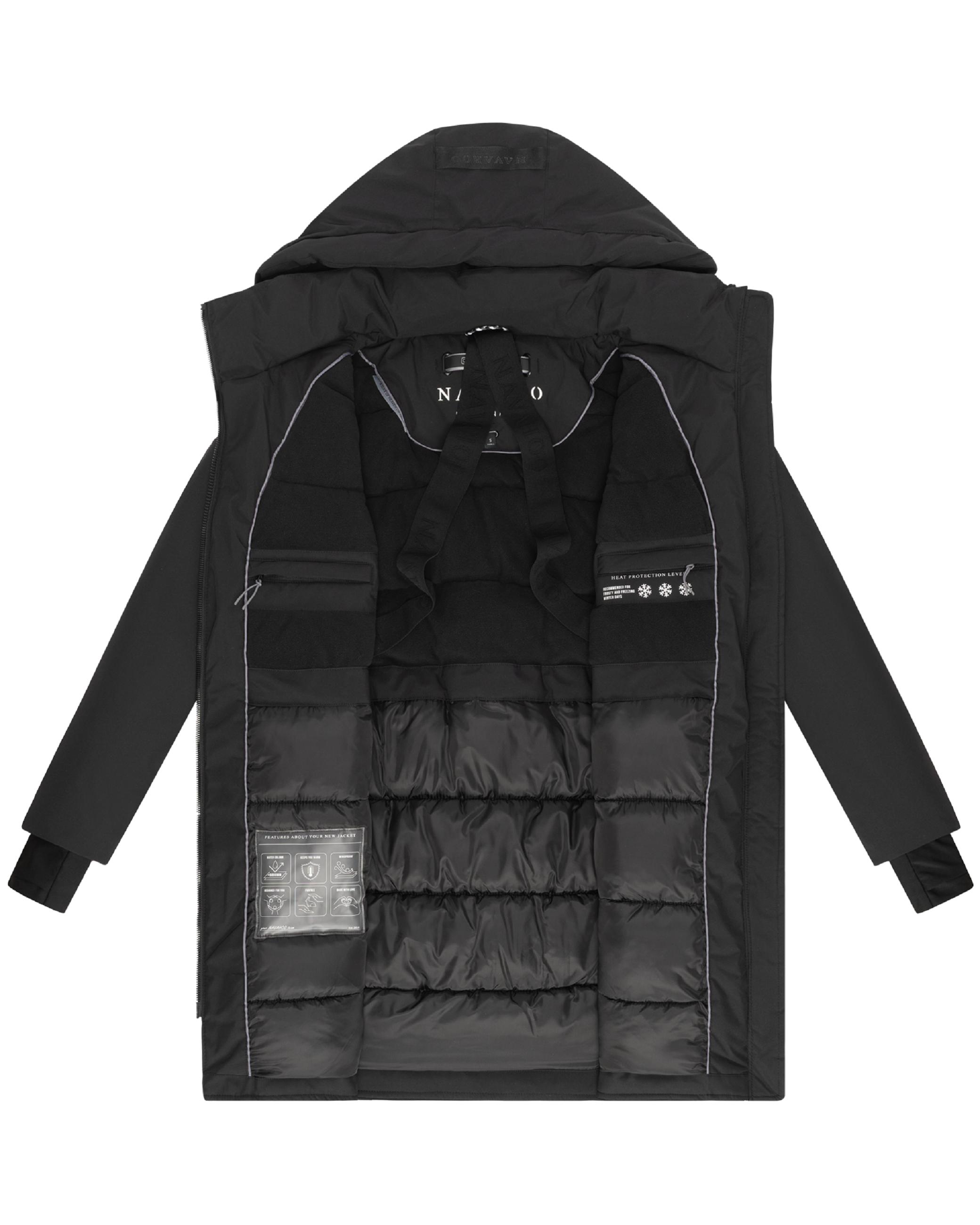 Warmer Mantel "Winterzart 14" Black