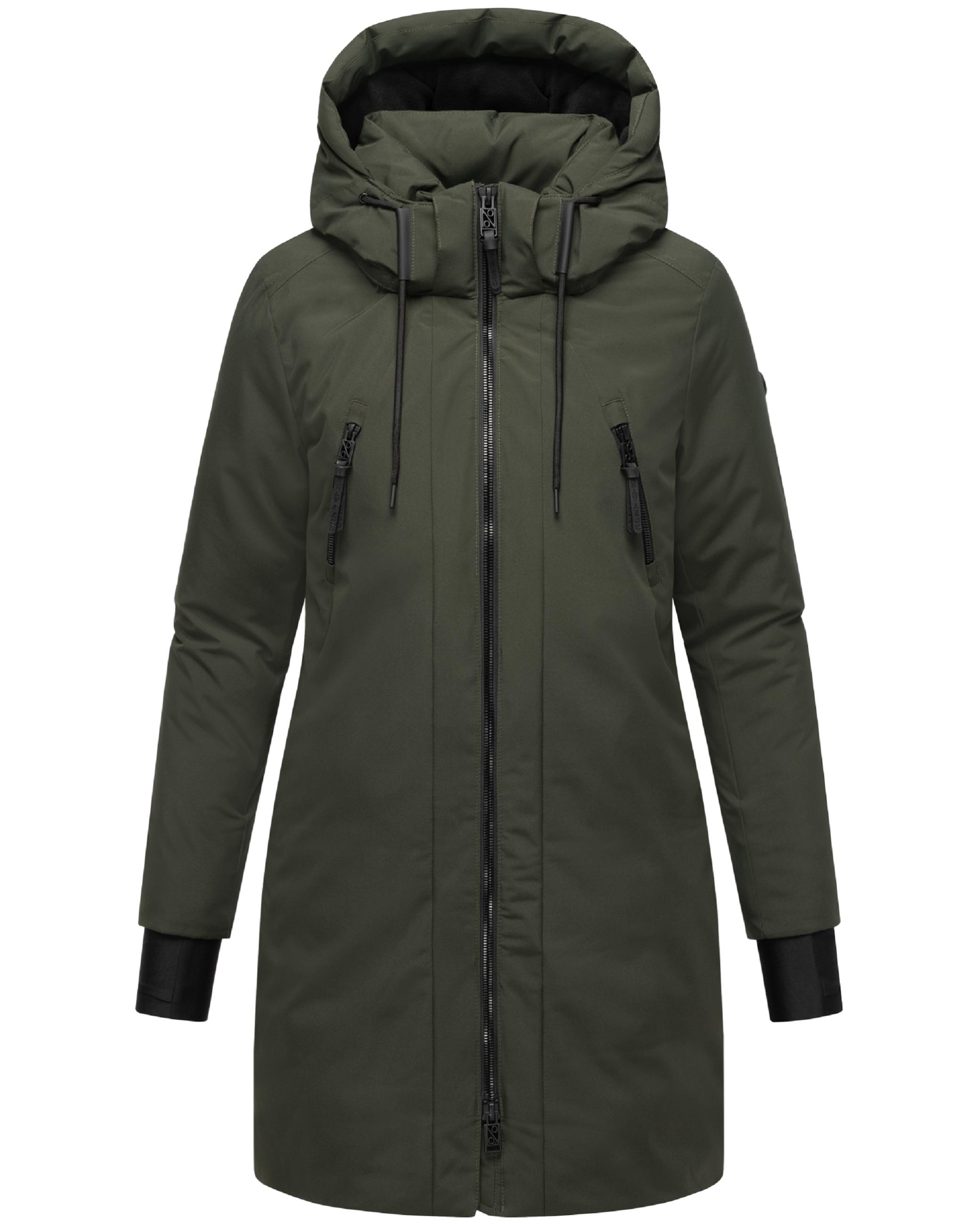 Warmer Mantel "Winterzart 14" Dark Olive