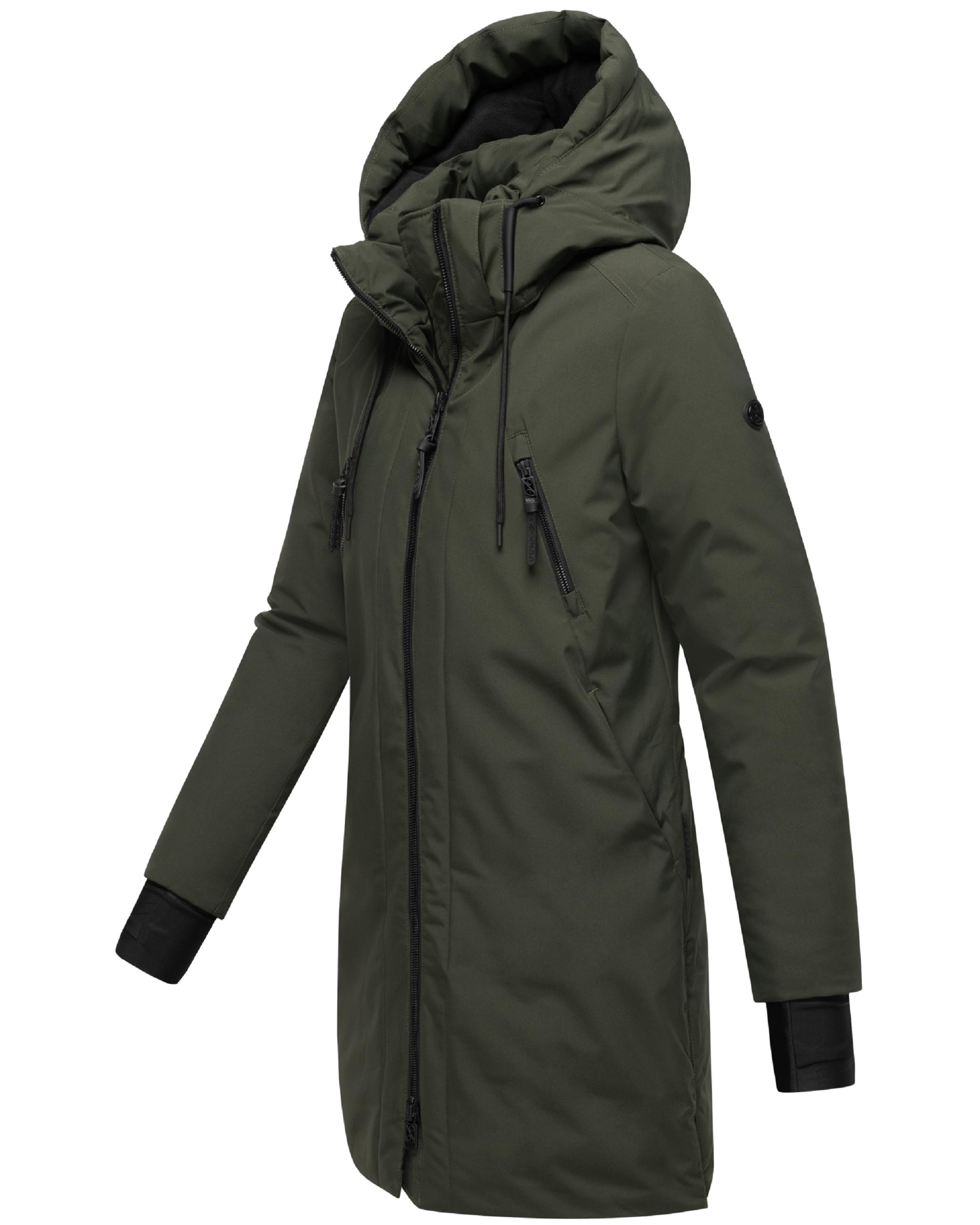 Warmer Mantel "Winterzart 14" Dark Olive