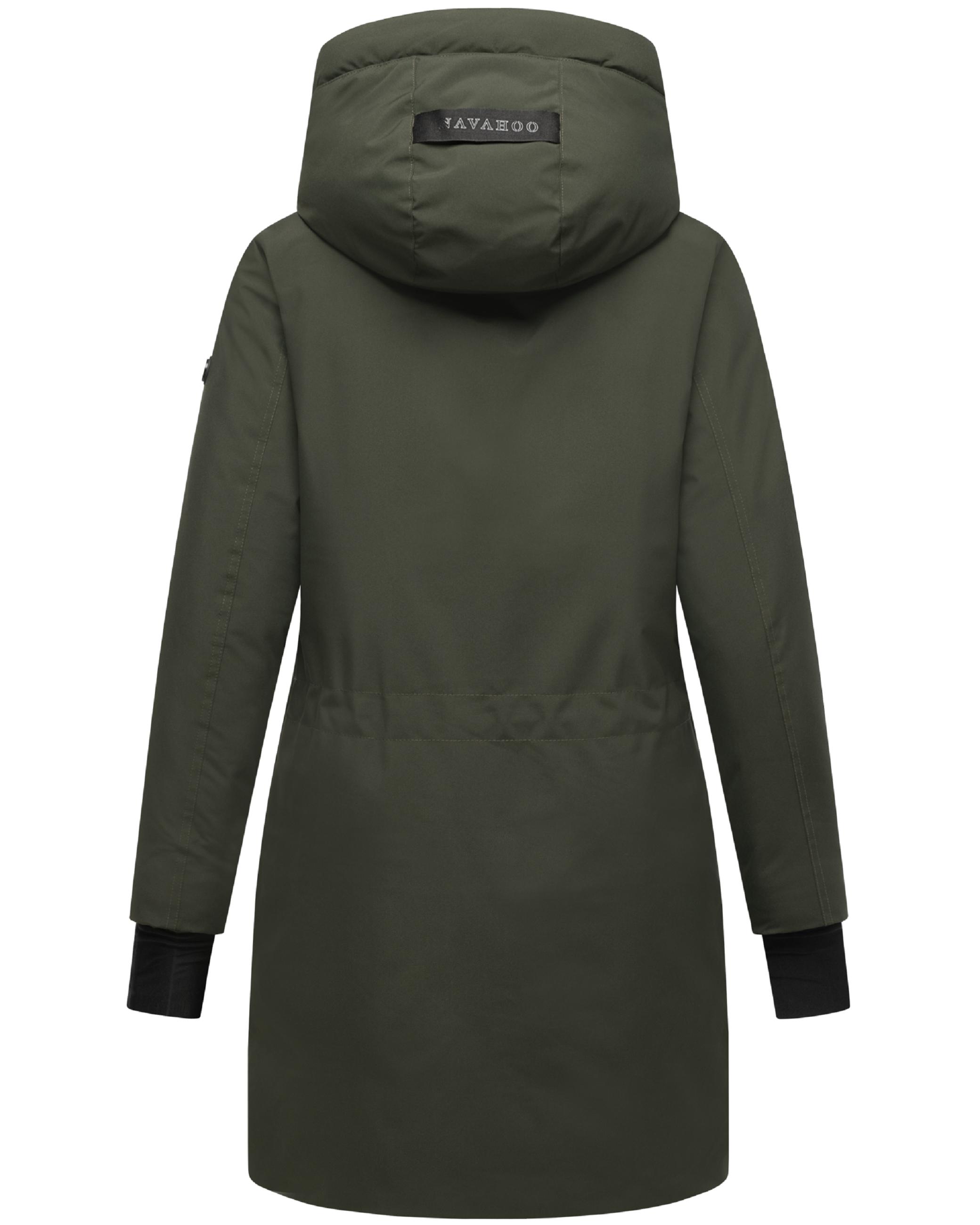 Warmer Mantel "Winterzart 14" Dark Olive