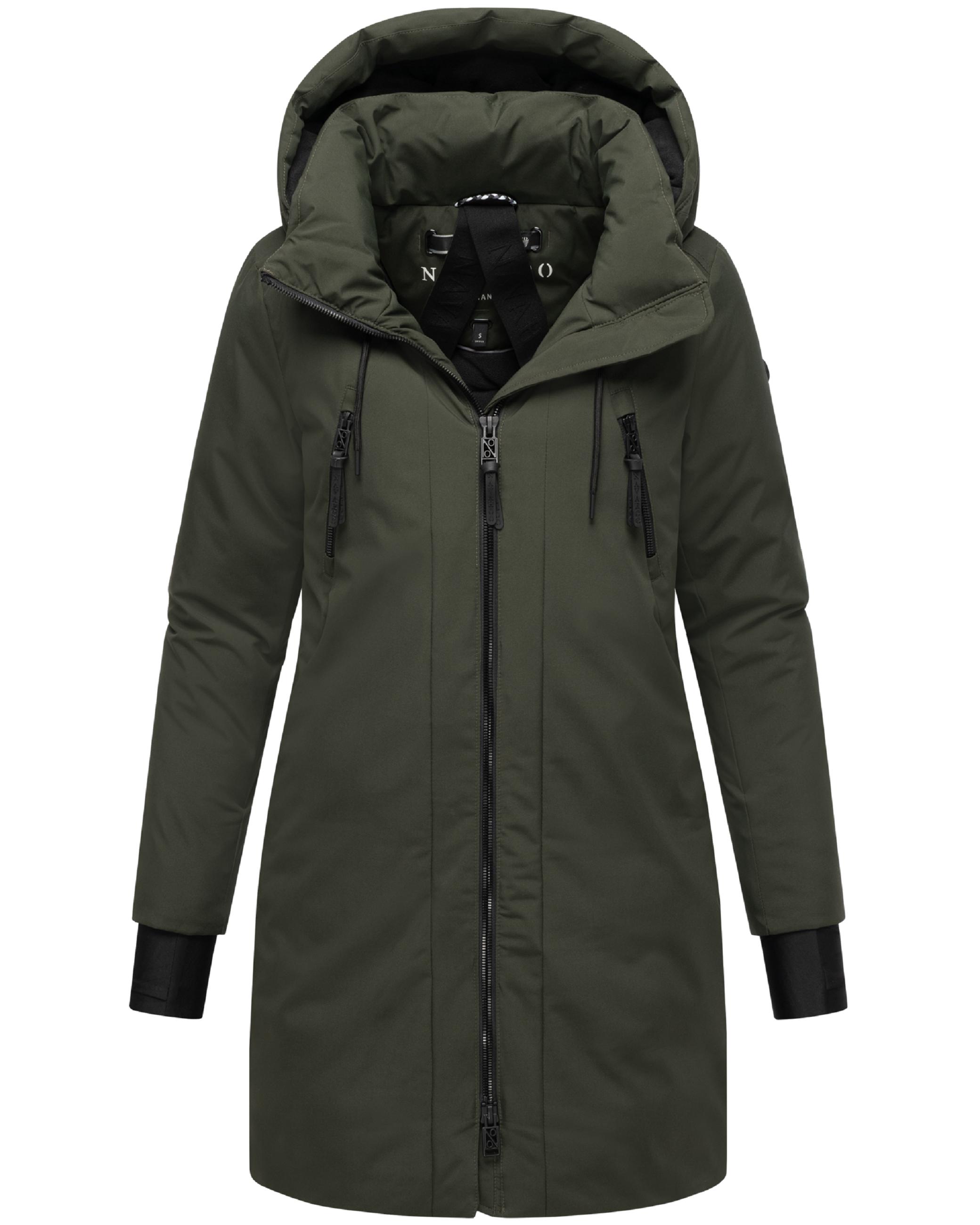 Warmer Mantel "Winterzart 14" Dark Olive