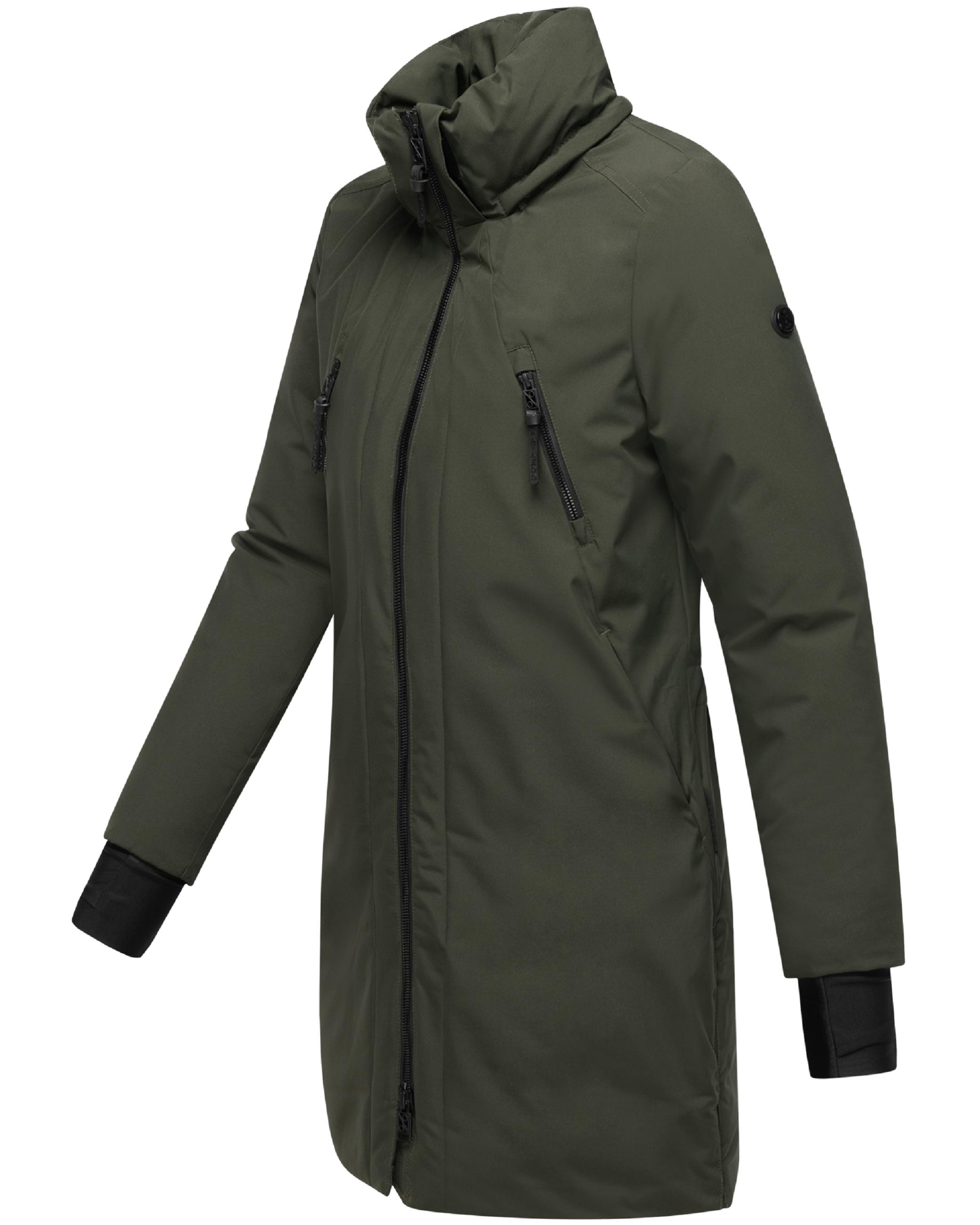 Warmer Mantel "Winterzart 14" Dark Olive