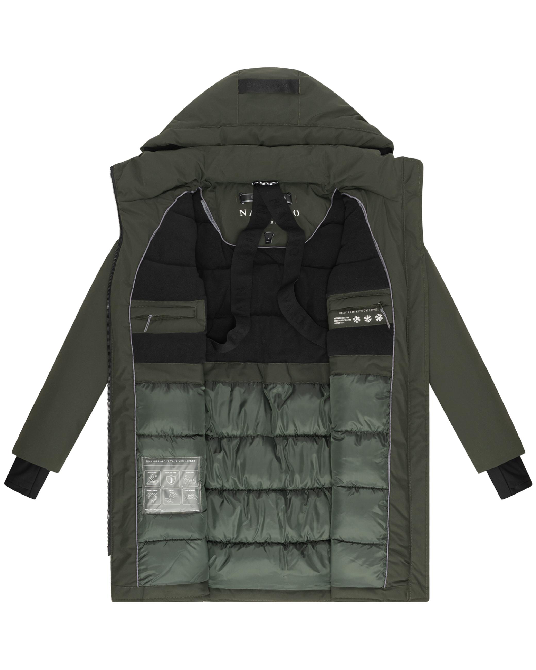 Warmer Mantel "Winterzart 14" Dark Olive