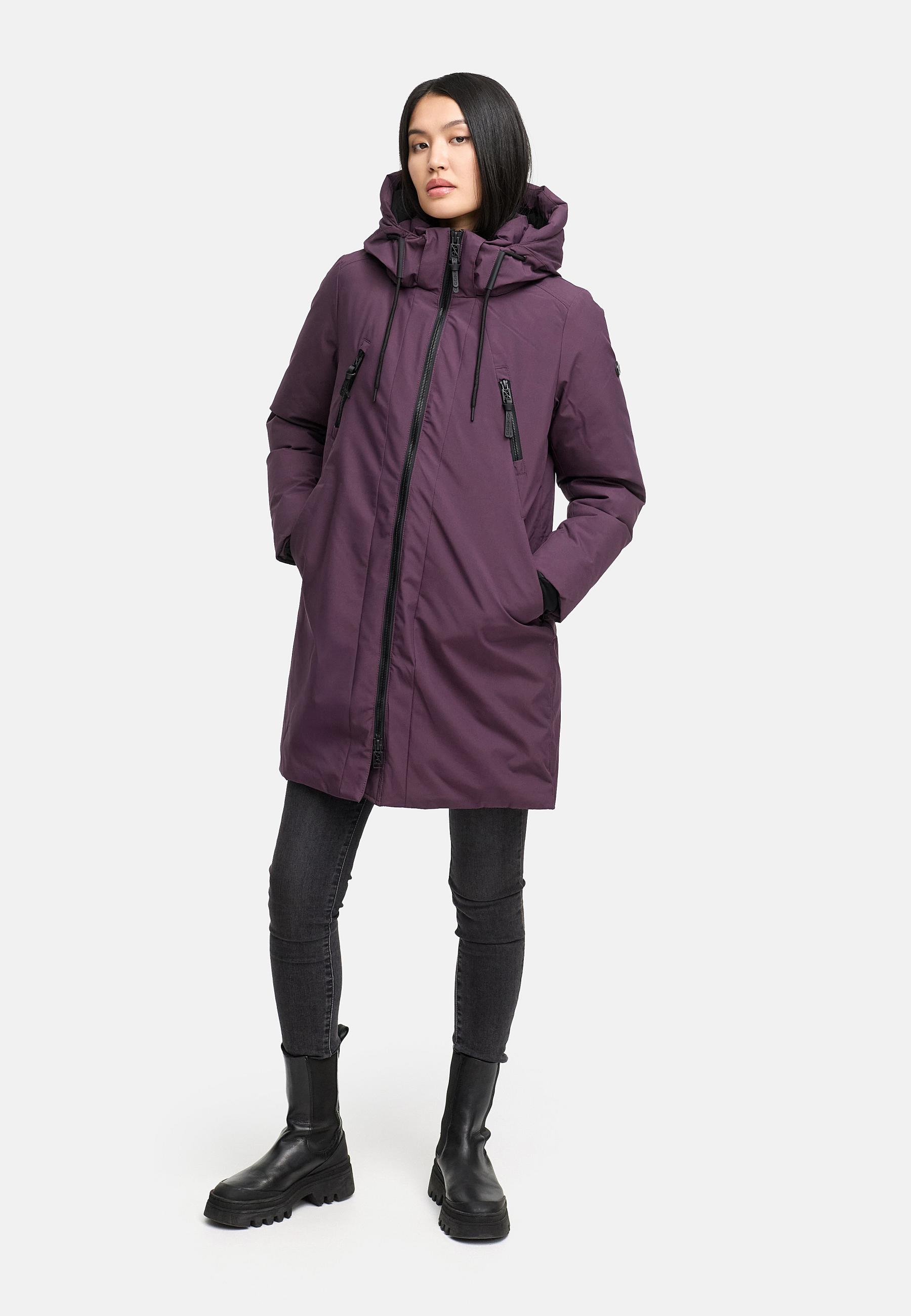 Warmer Mantel "Winterzart 14" Dusty Plum