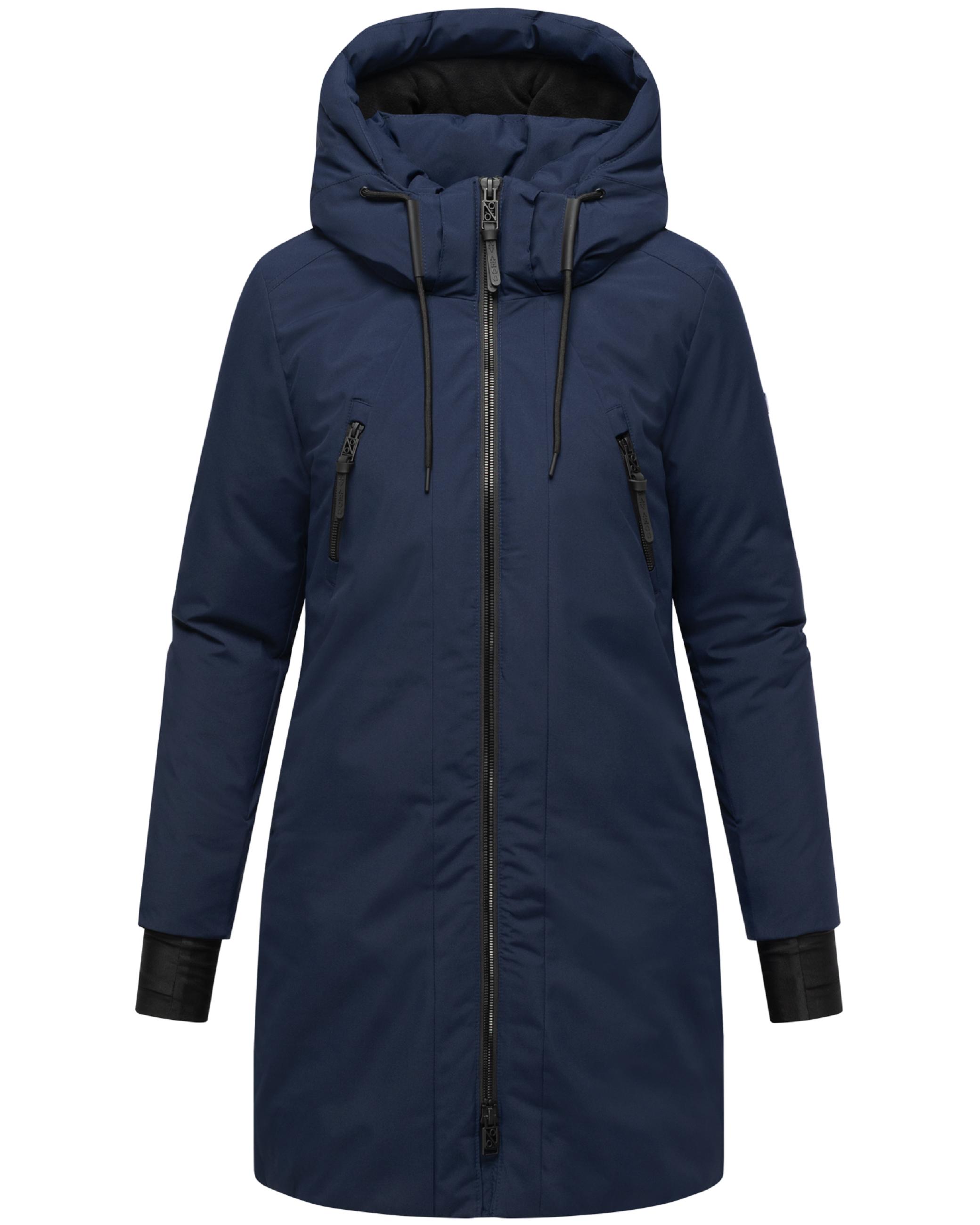 Warmer Mantel "Winterzart 14" Navy