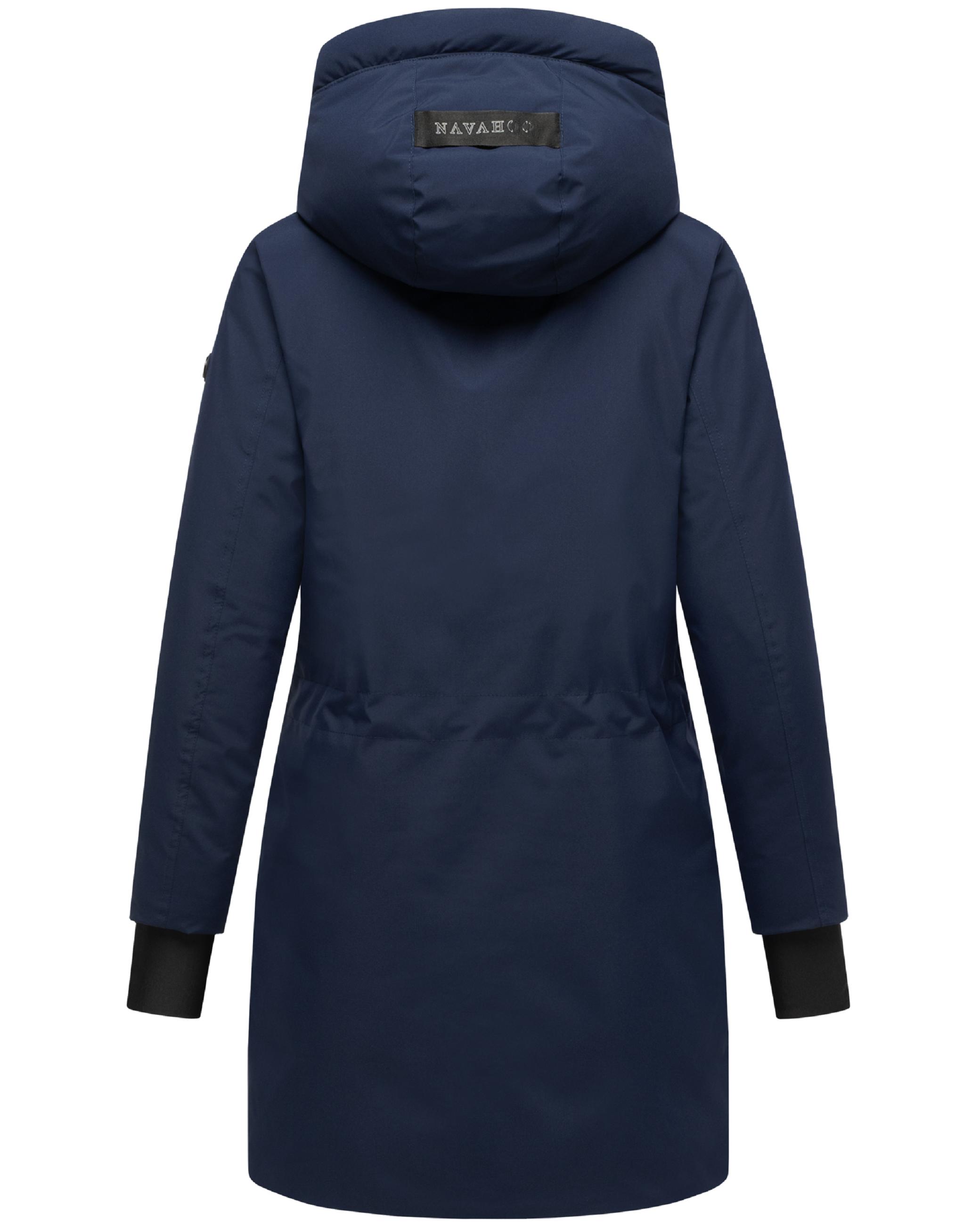 Warmer Mantel "Winterzart 14" Navy