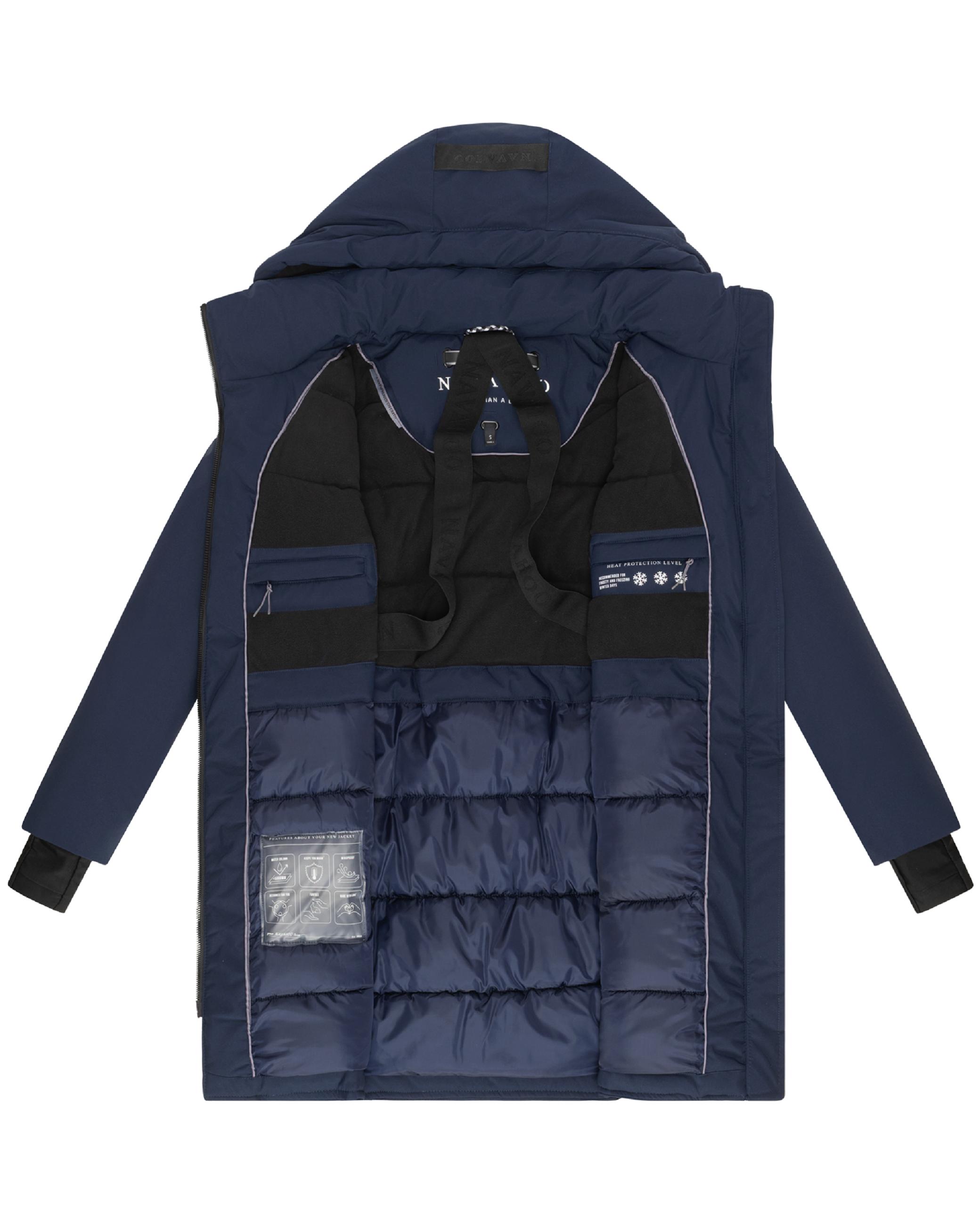 Warmer Mantel "Winterzart 14" Navy